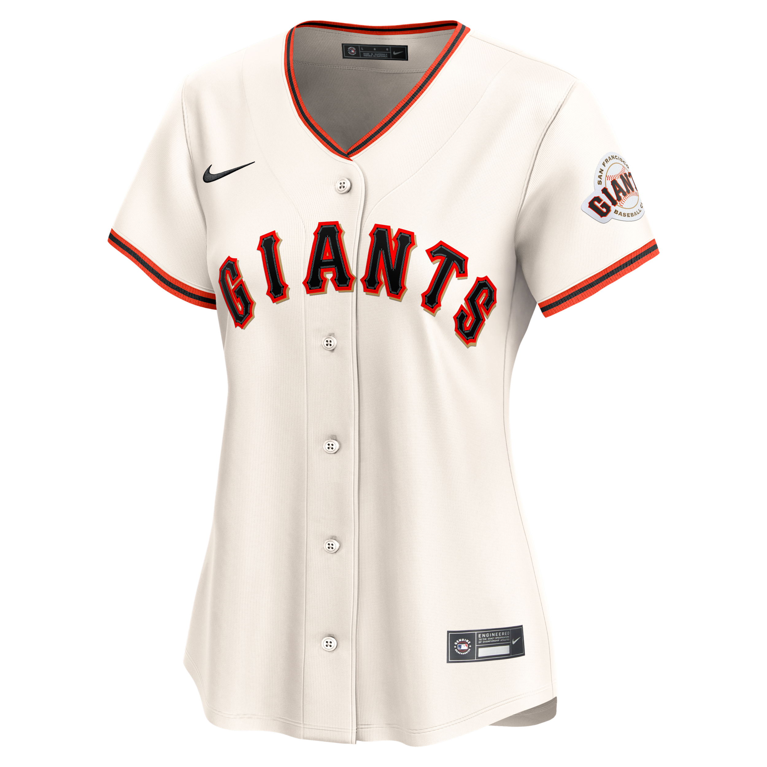 Nike Cream San Francisco Giants Home Limited Jersey In White