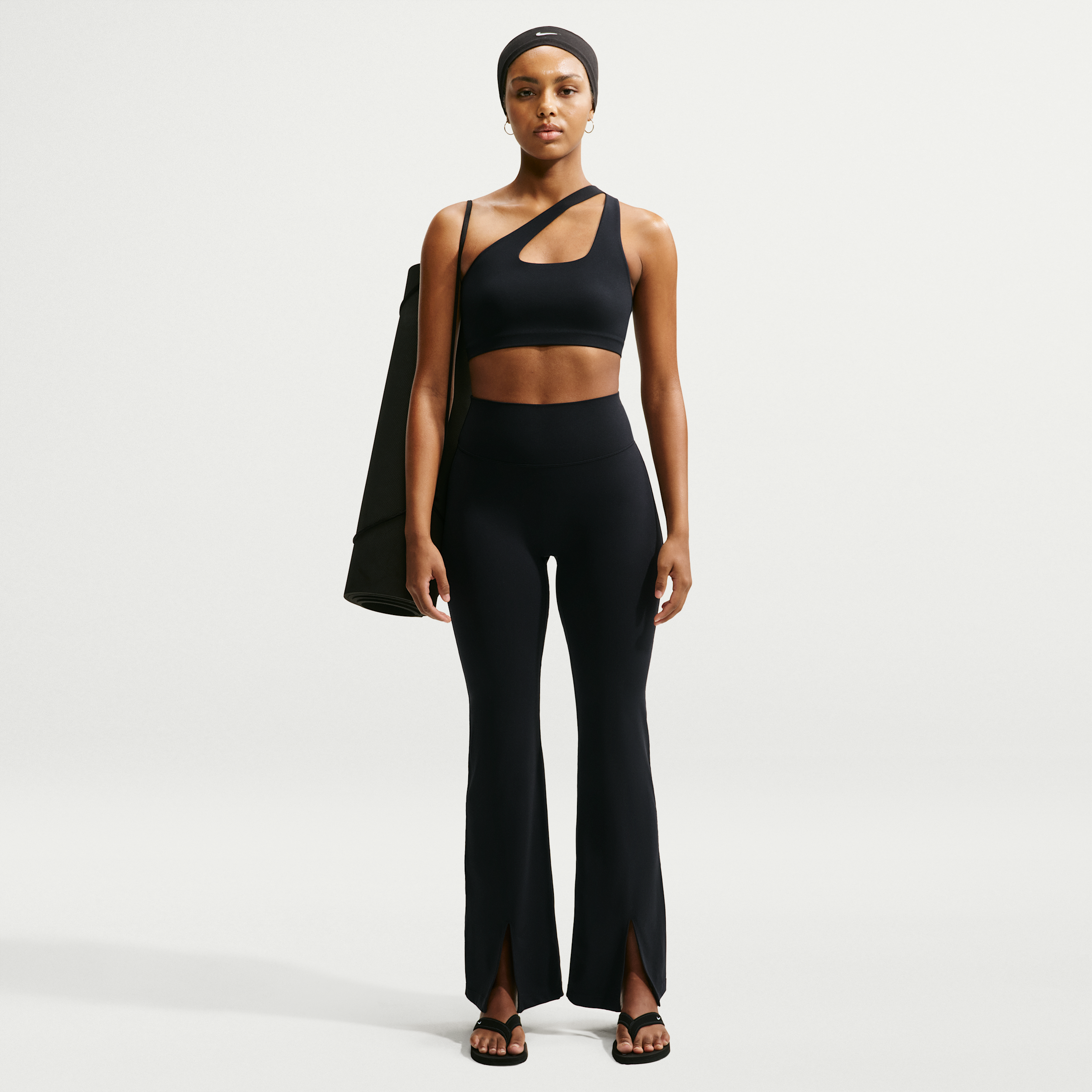Nike Women's Zenvy High-Waisted Flared Leggings in Black | IV1577-010