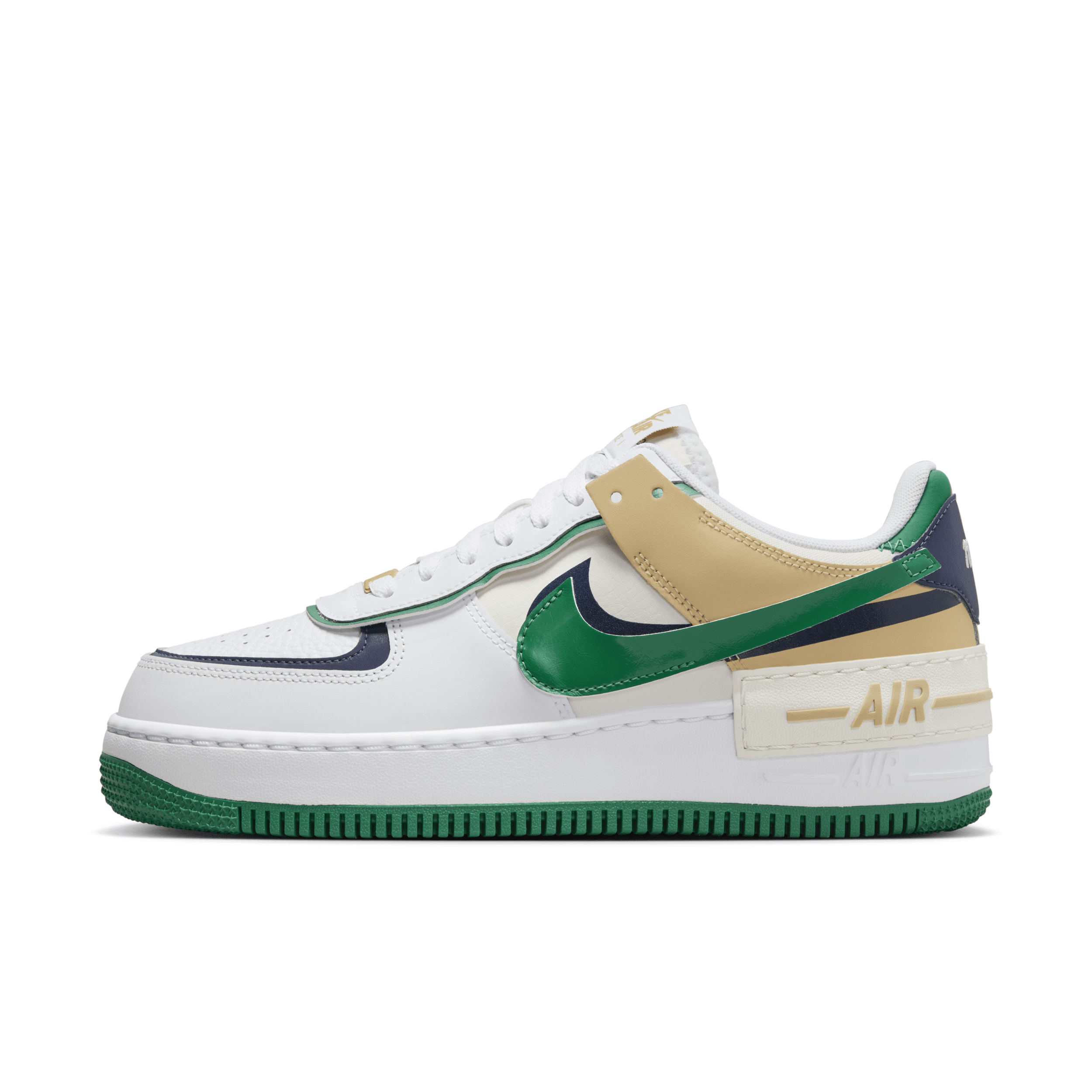 Nike Women's Air Force 1 Shadow Shoes In White