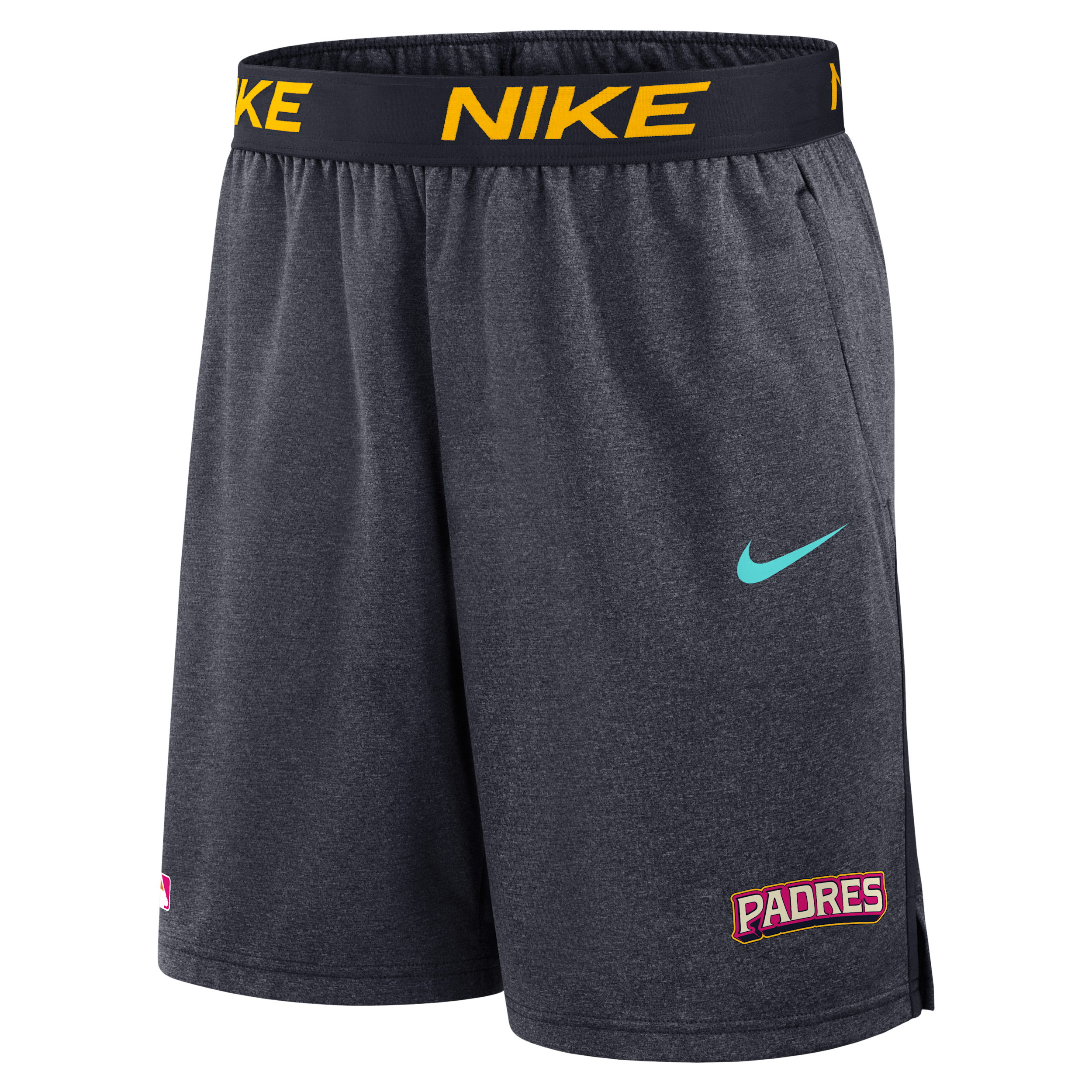 Nike Men's Obsidian San Diego Padres 2026 City Connect Authentic Collection Dri-fit Knit Shorts - Obsidian