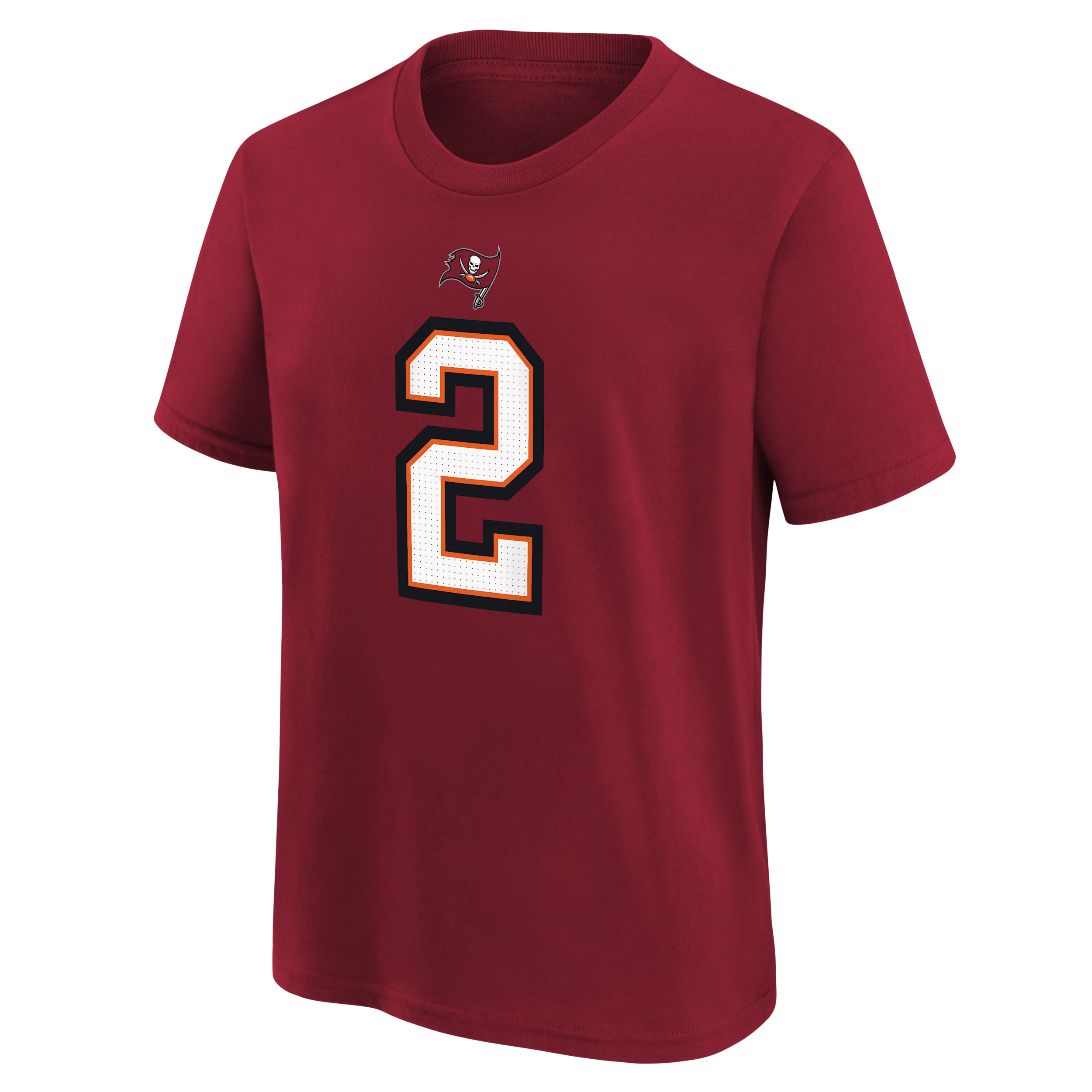 Nike Big Boys' and Girls' Emeka Egbuka Red Tampa Bay Buccaneers Player Name Number T-Shirt - Red