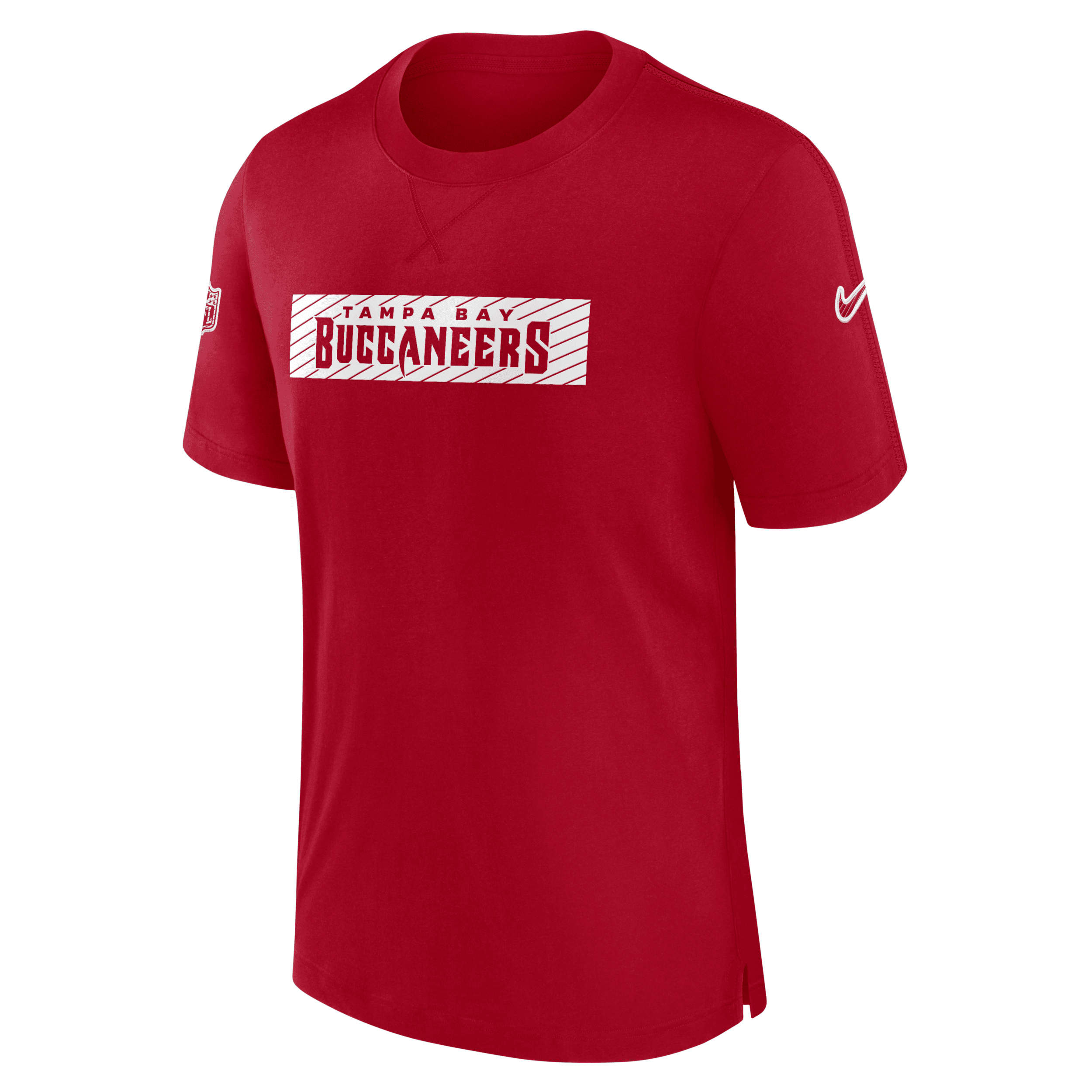 Nike Men's Red Tampa Bay Buccaneers Sideline Player Performance T-shirt In Red