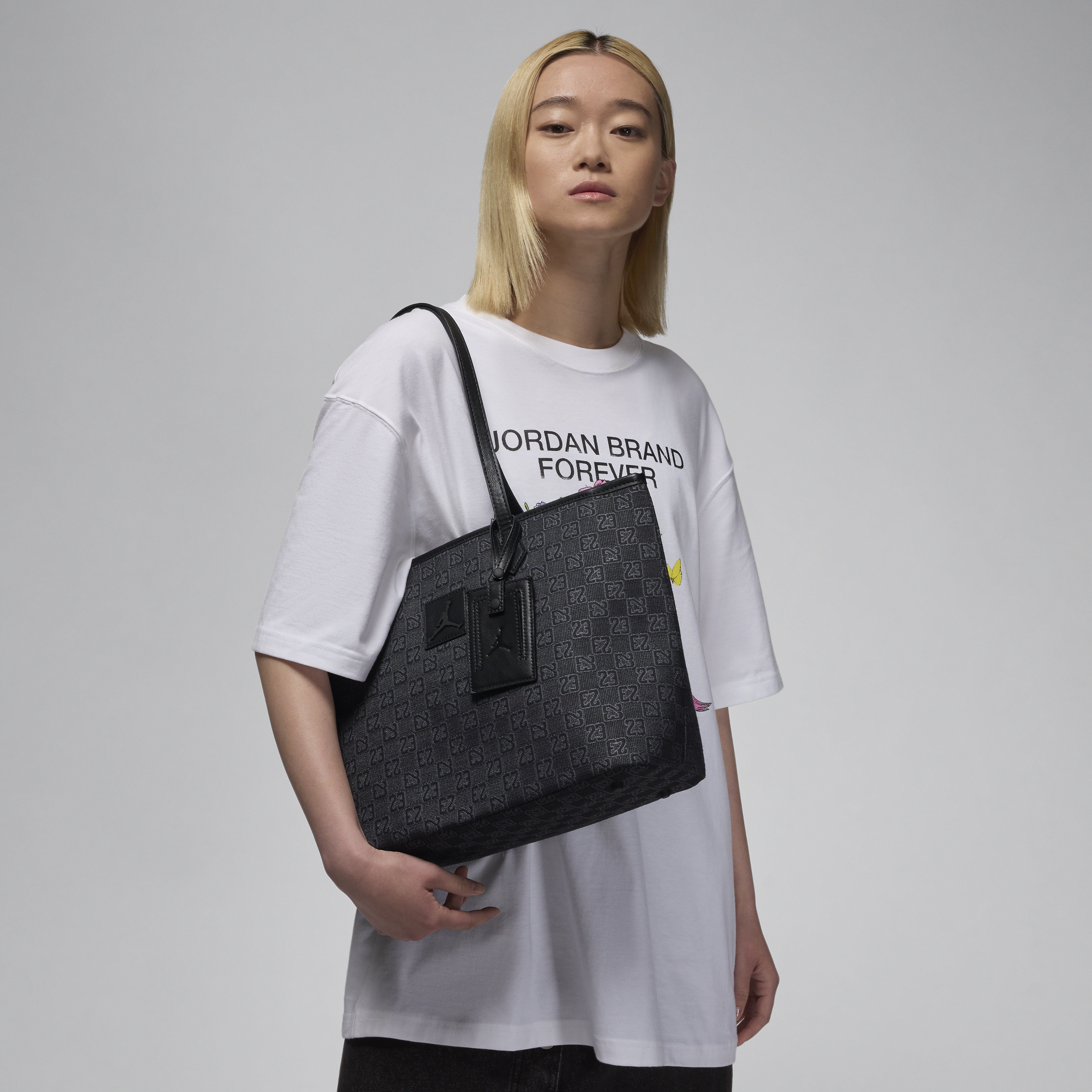 Jordan Men's Monogram Tote Bag (32l) In Black