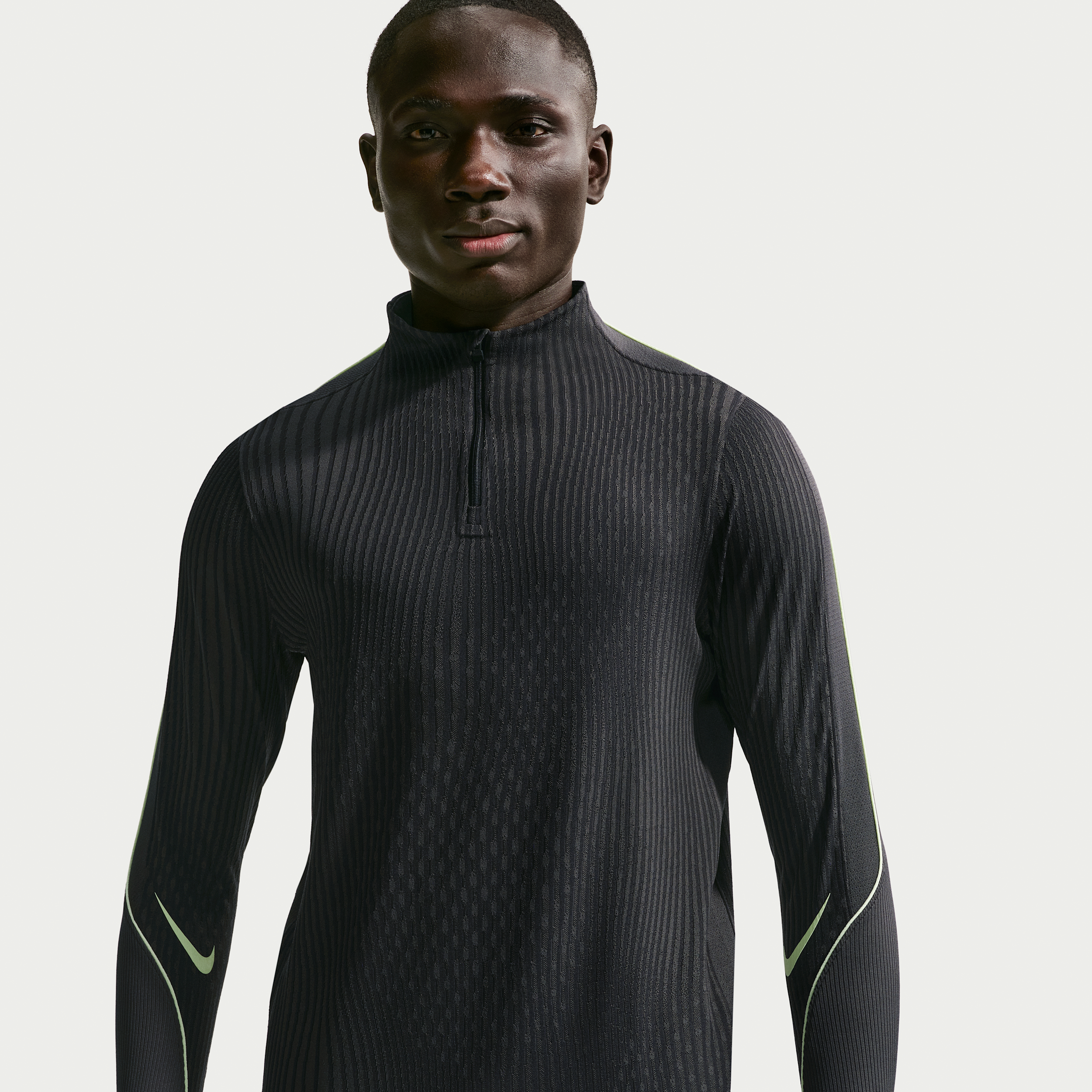 Nike Men's Strike Elite Dri-FIT ADV Soccer Drill Top in Grey | IF1450-070