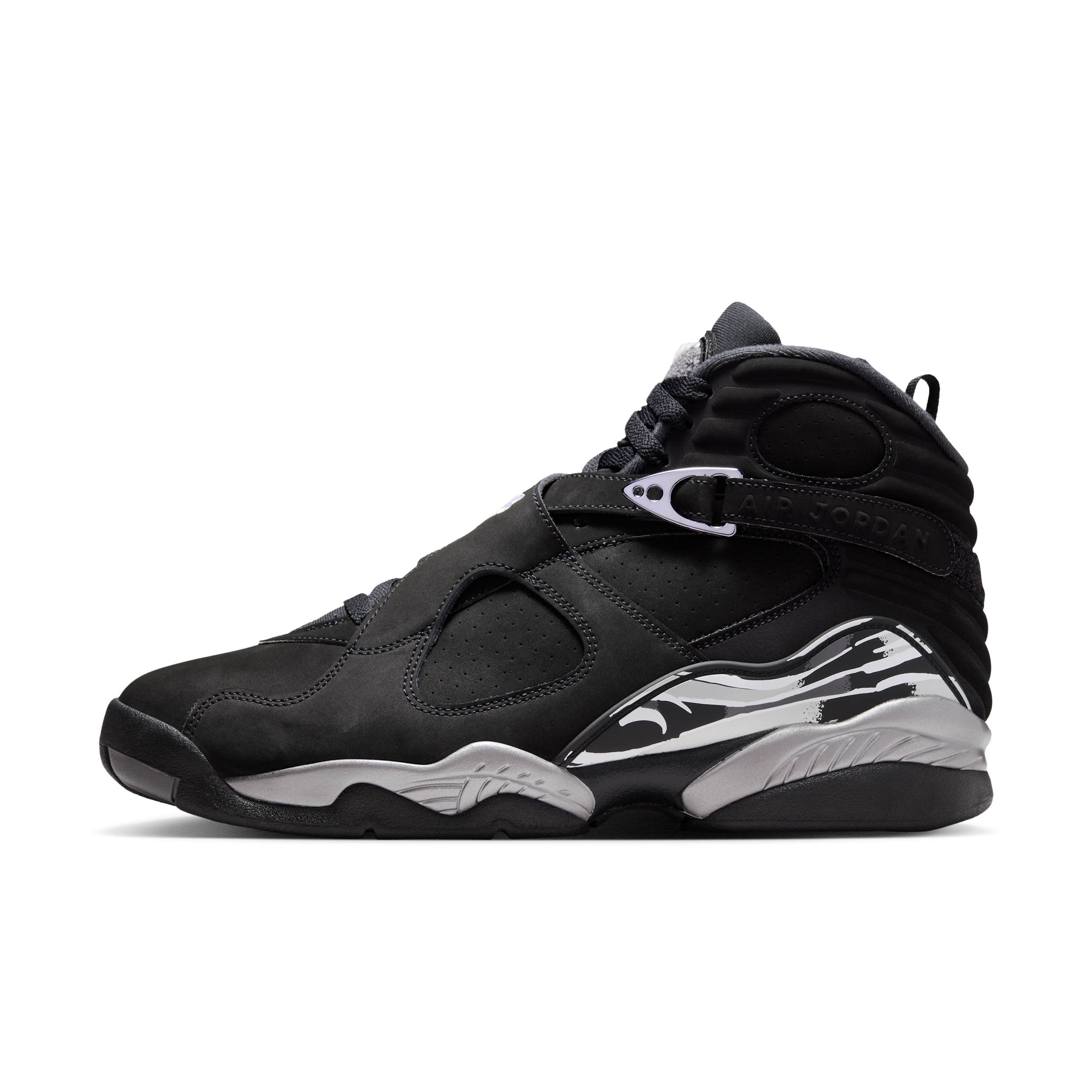 Men's Air Jordan Retro "Chrome" Shoes in Black | 305381-007