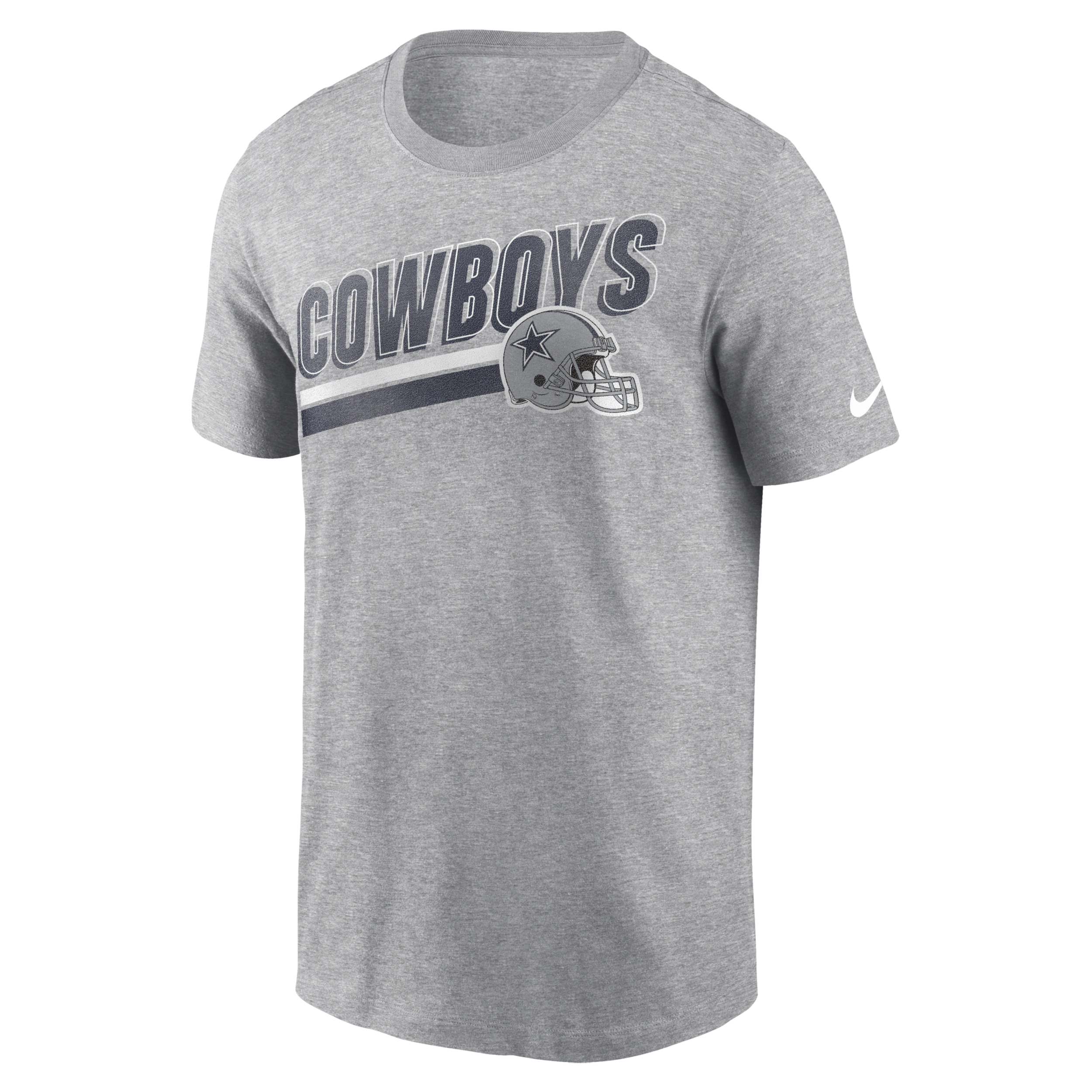 Nike Men's White Dallas Cowboys Essential Blitz Lockup T-shirt