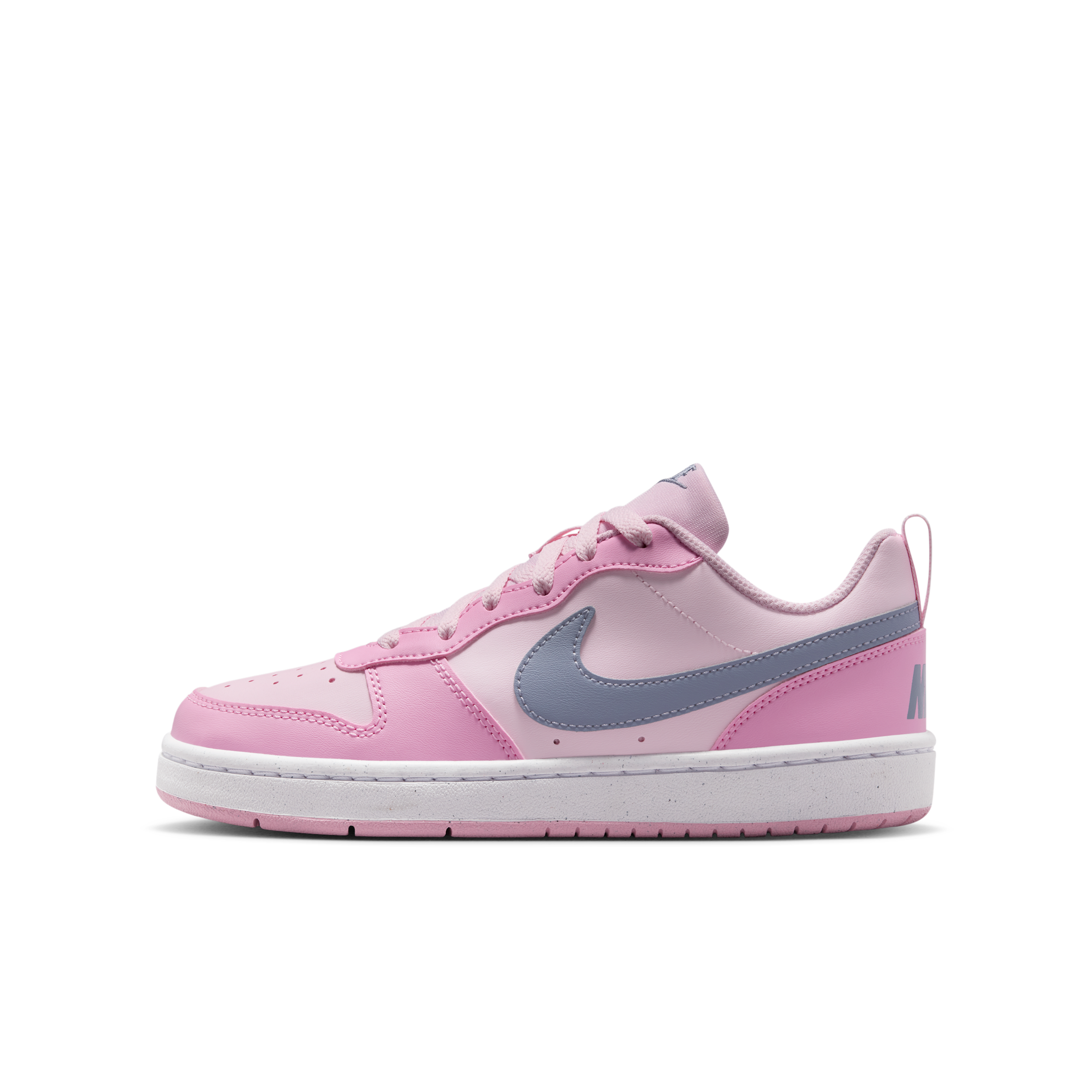 Nike Court Borough Low Recraft Big Kids' Shoes in Pink | DV5456-604