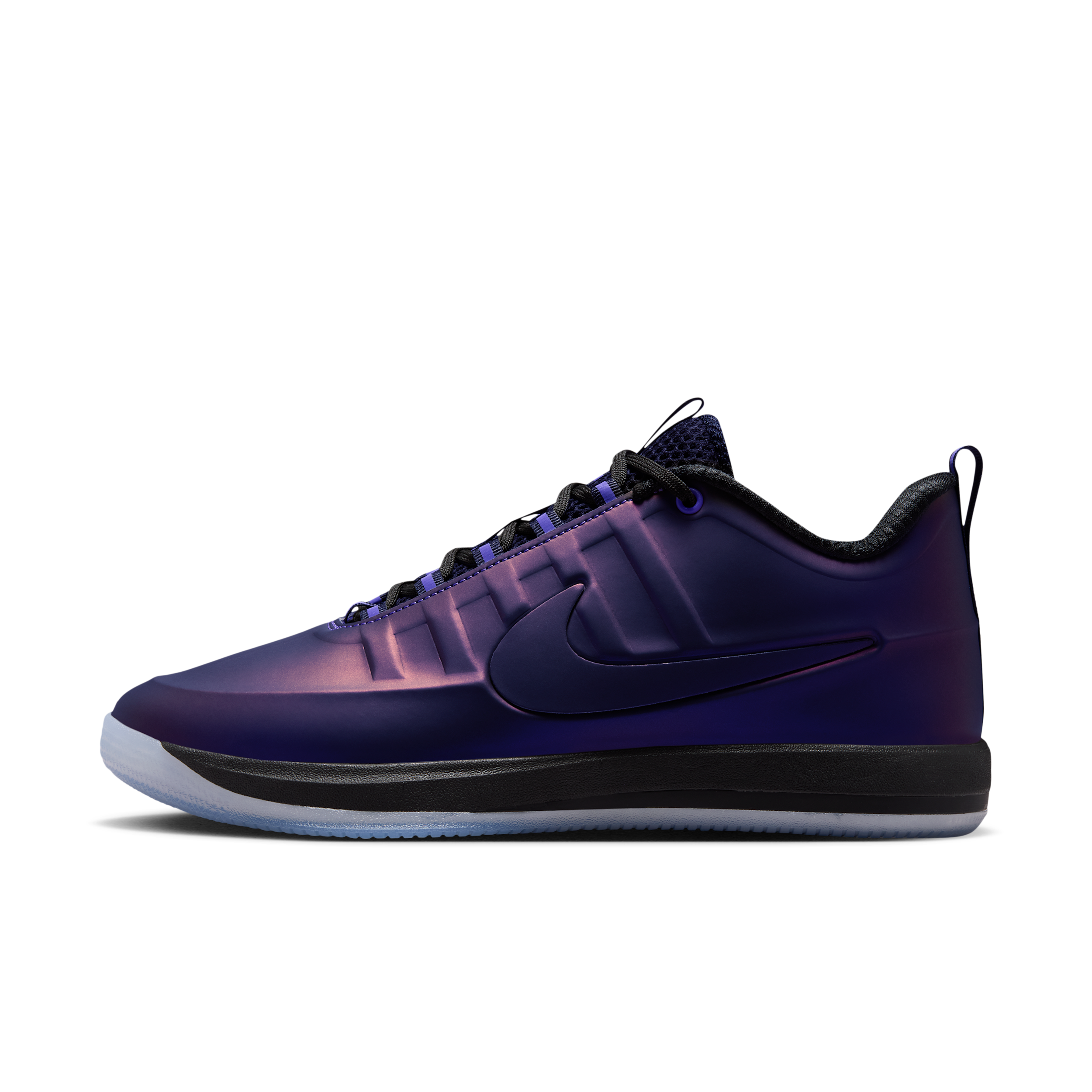 Nike Book 2 'Eggplant' Basketball Shoes, Men's, M11/W12.5, Varsity Purple/Black/Mtlc Silver