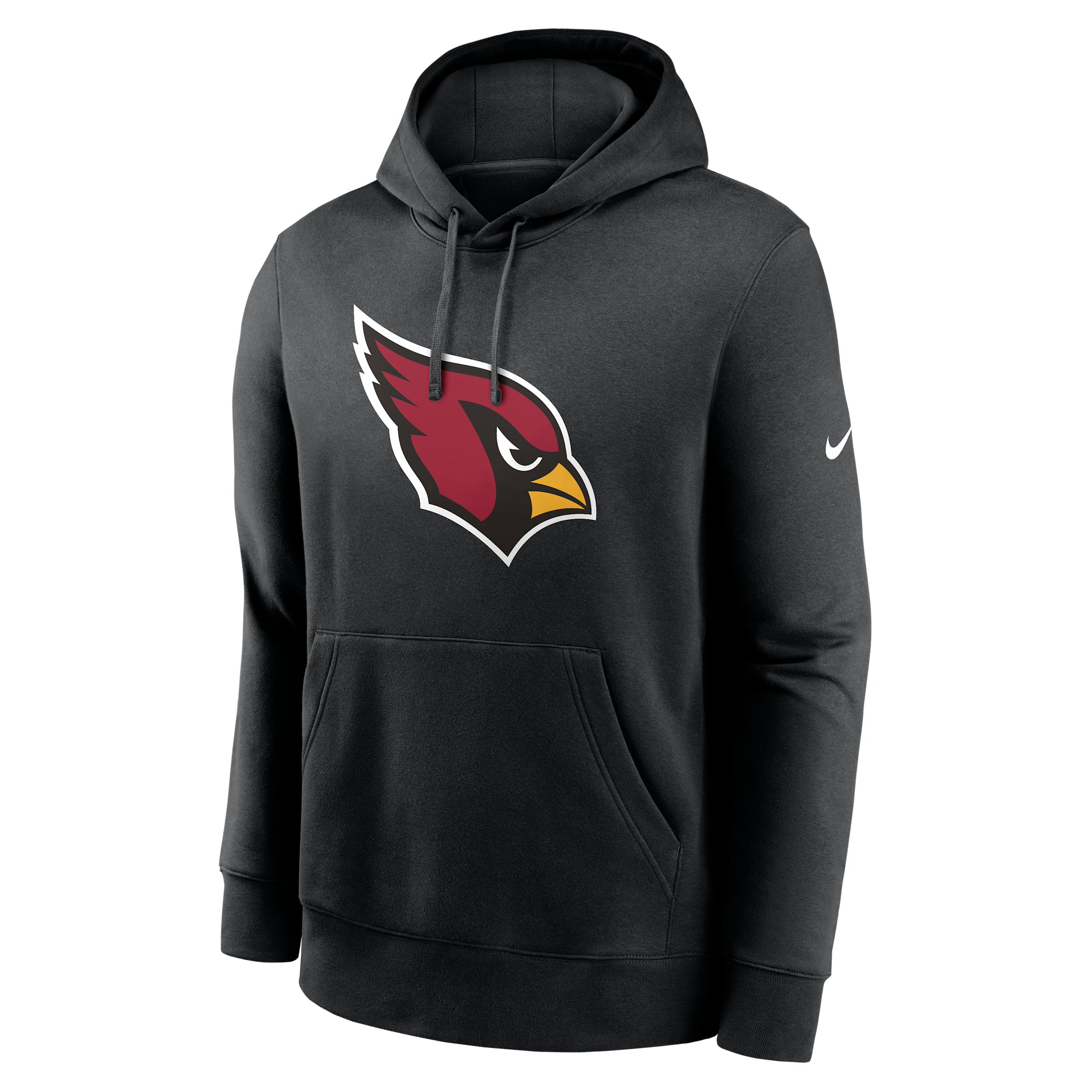 Nike Arizona Cardinals Club Logo  Men's Nfl Pullover Hoodie In Black