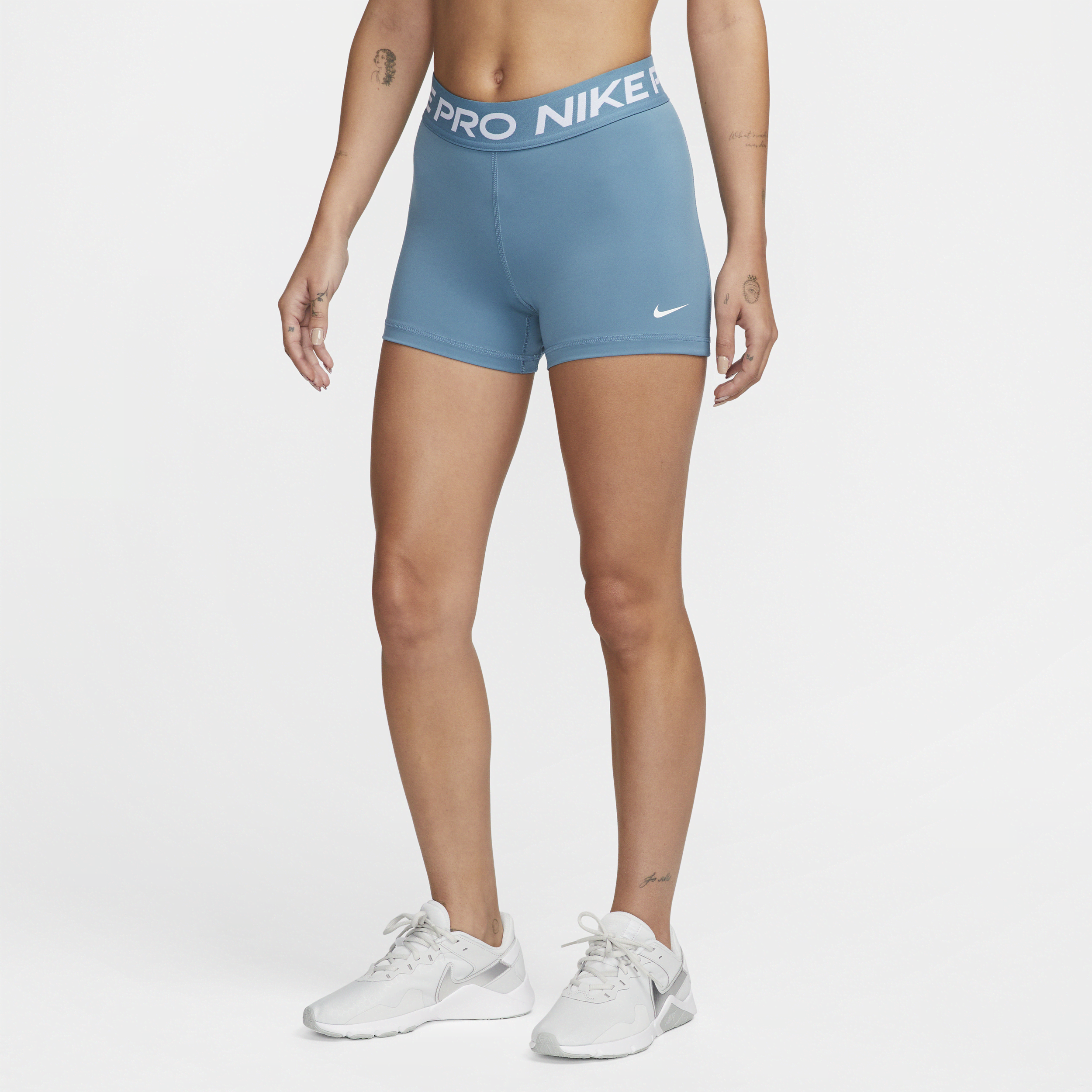 Nike Women's  Pro 3" Shorts In Blue