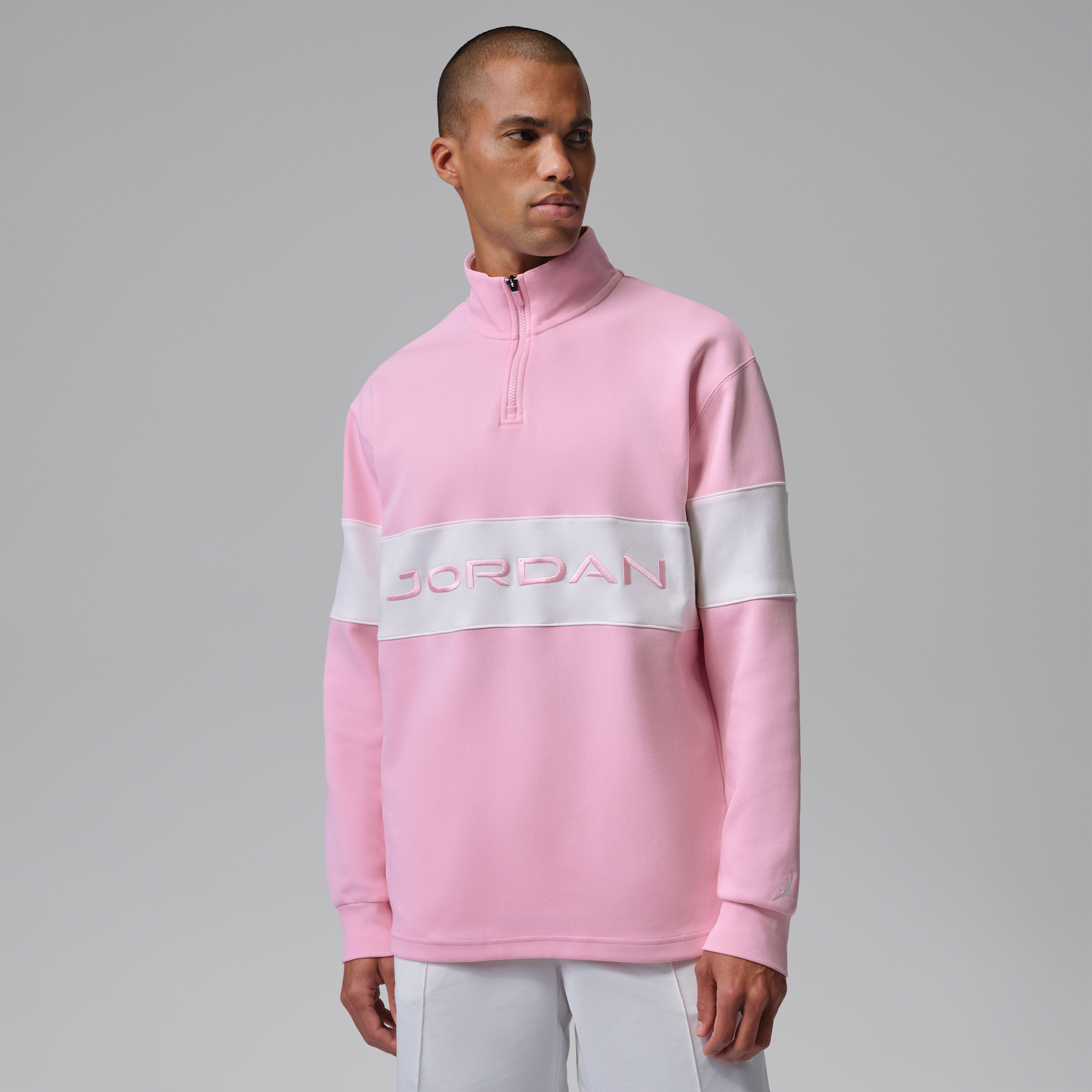 Men's Jordan Sport Dri-FIT 1/4-Zip Golf Top in Pink | HF9919-690