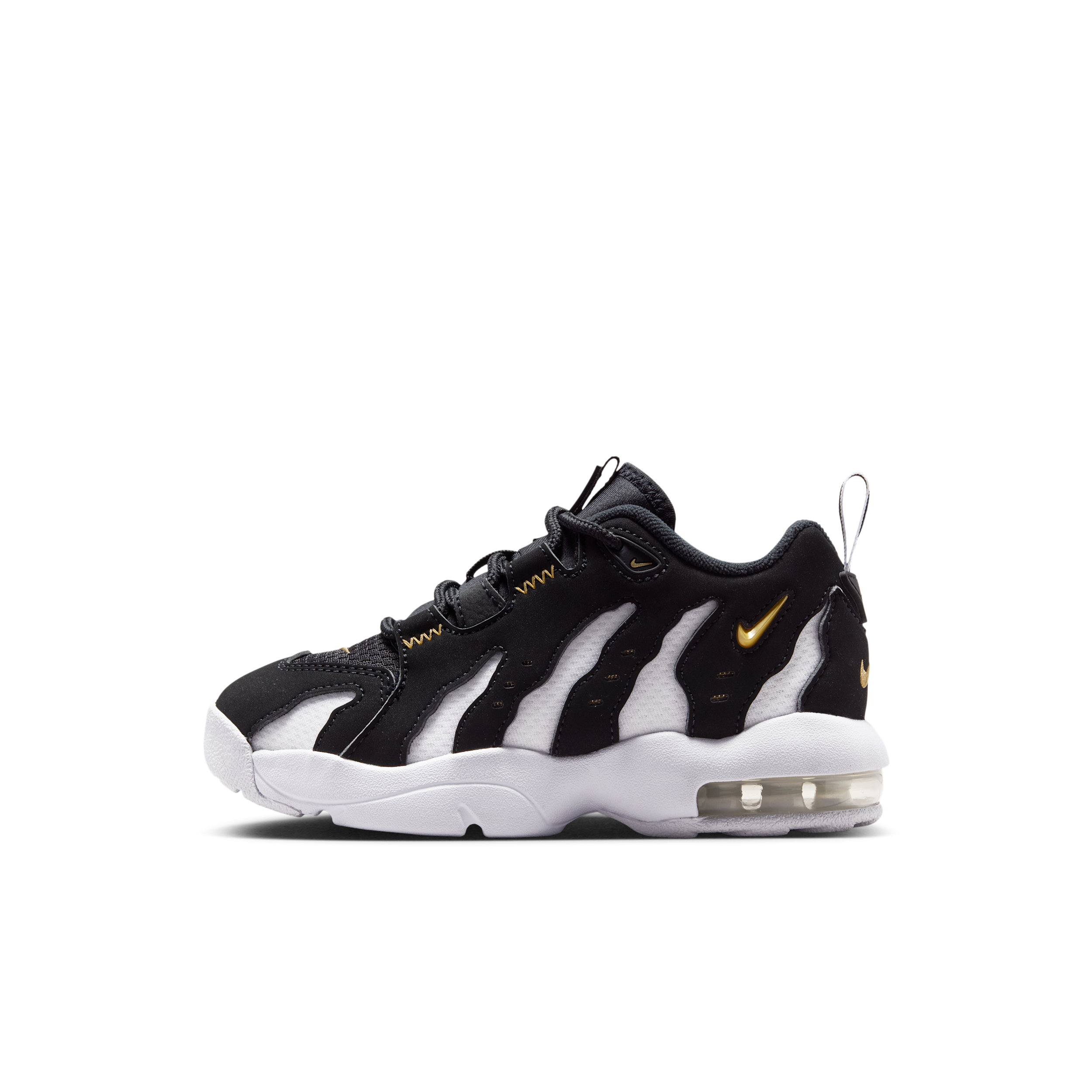 Nike Air DT Max '96 Low - Boys' Preschool Shoes Black/Metallic Gold/White Size 03.0