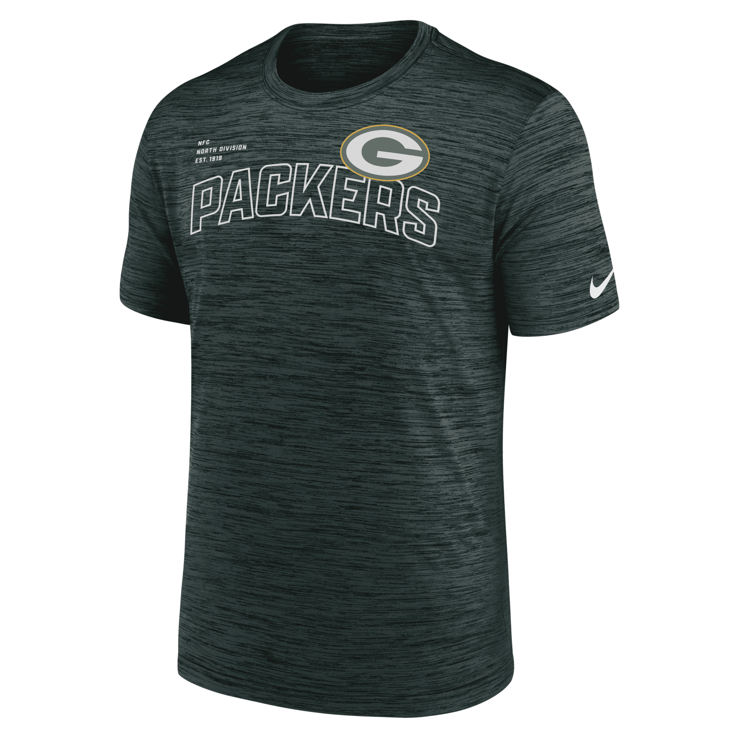 Shop Nike Green Bay Packers Velocity Arch  Men's Nfl T-shirt