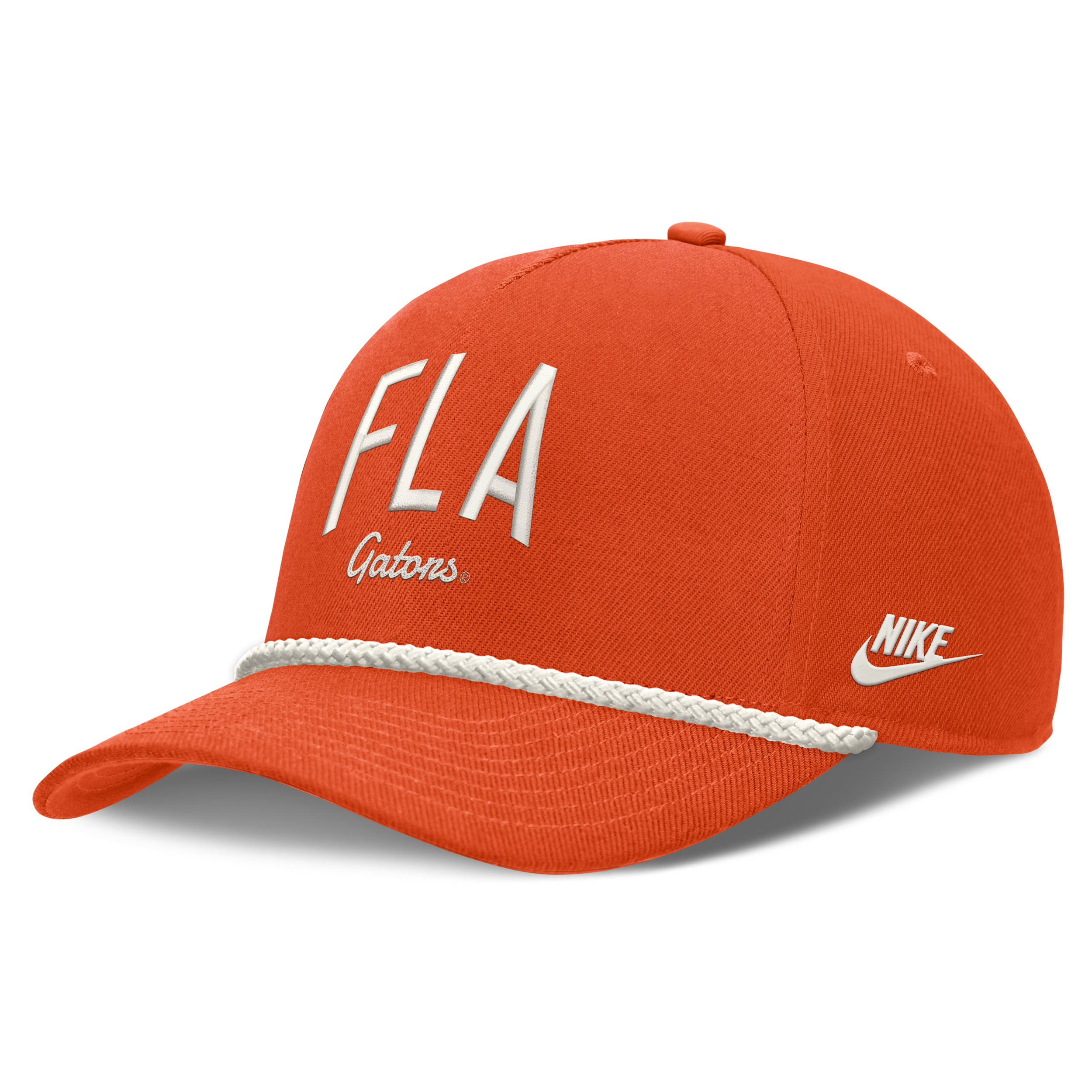 Florida Legacy Letter Rise Nike Unisex Dri-FIT College A-Frame Adjustable Hat in Orange | NC0689MUFV-HED