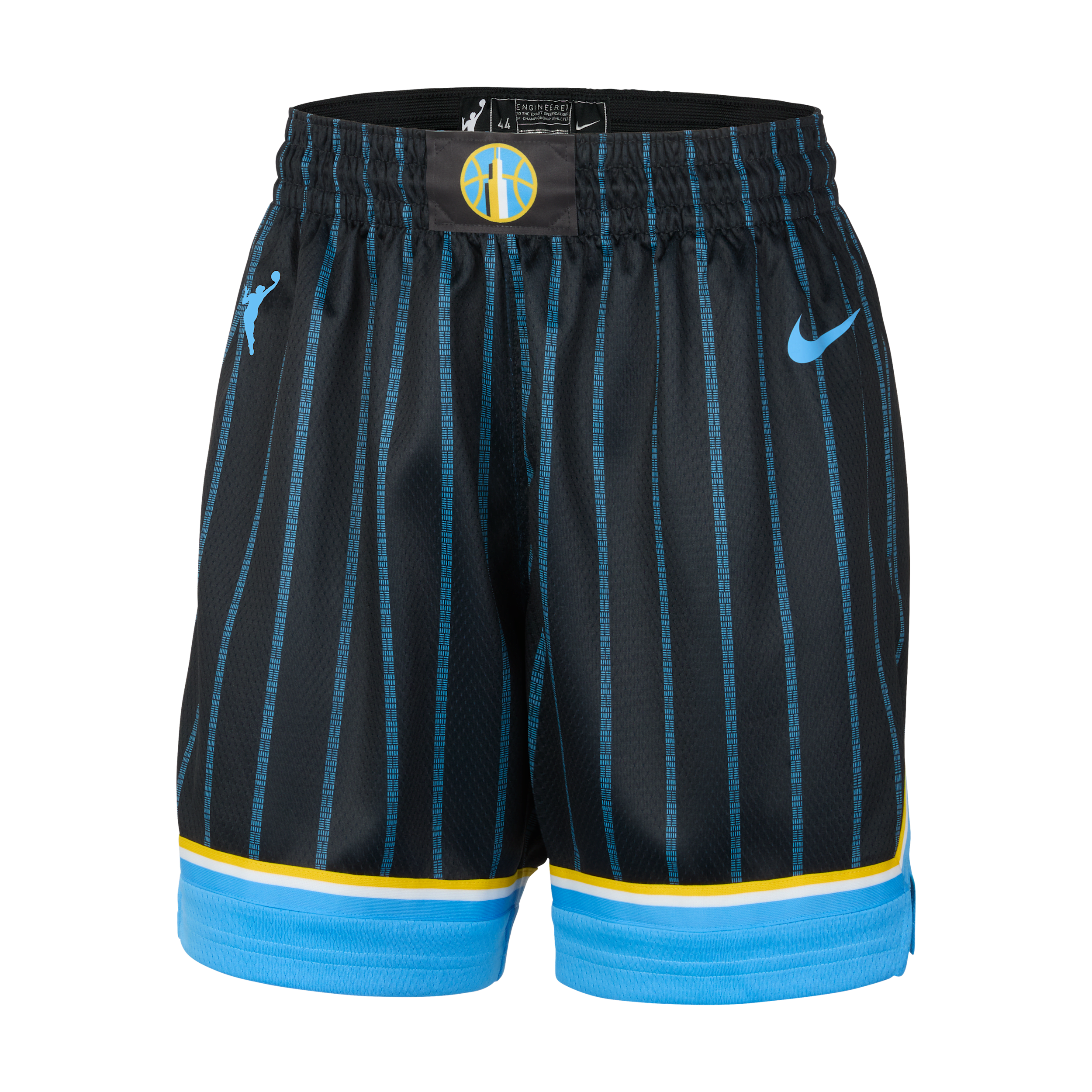 Nike Black Chicago Sky On-court Victory Performance Shorts In Black