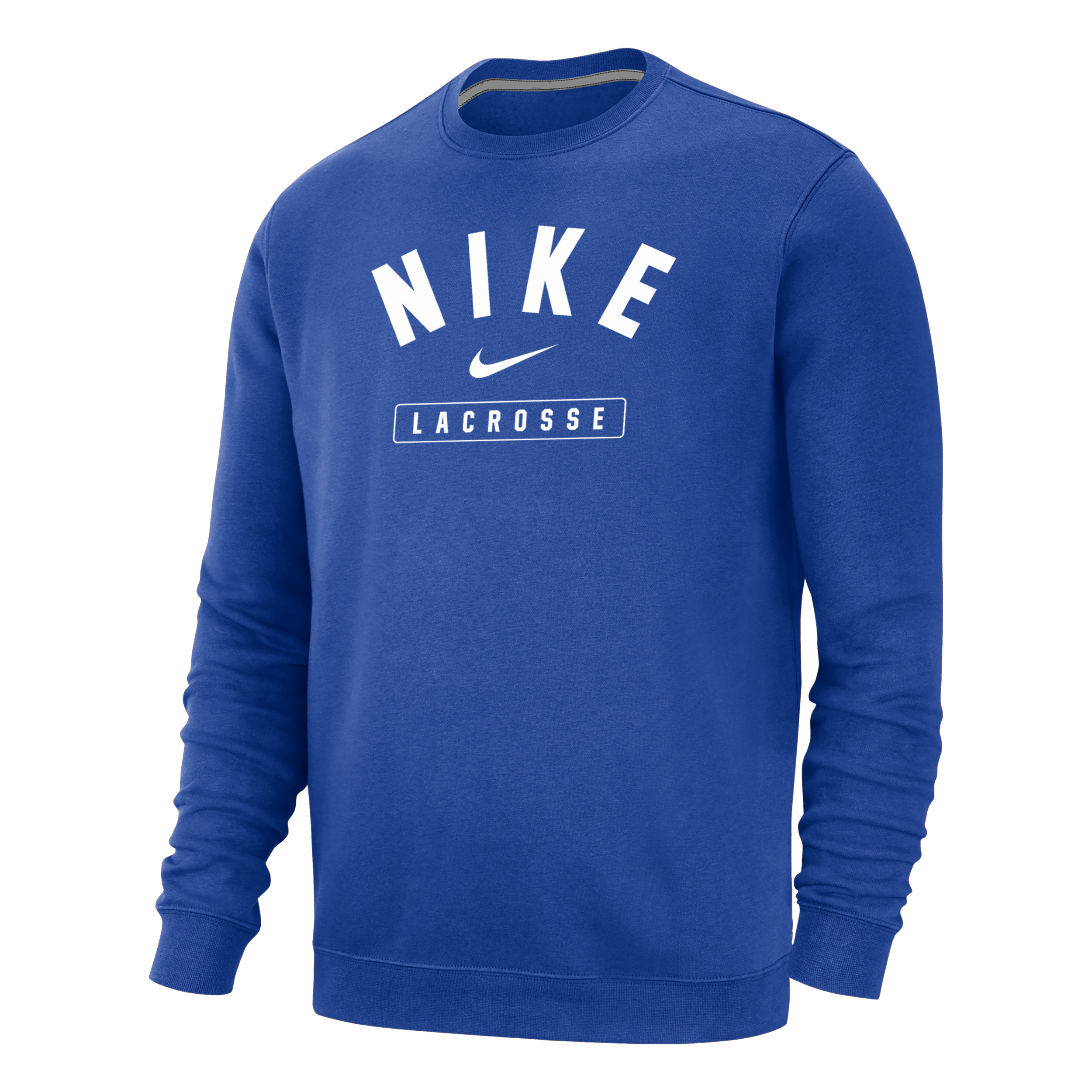 Nike Men's Lacrosse Crew-neck Sweatshirt In Blue