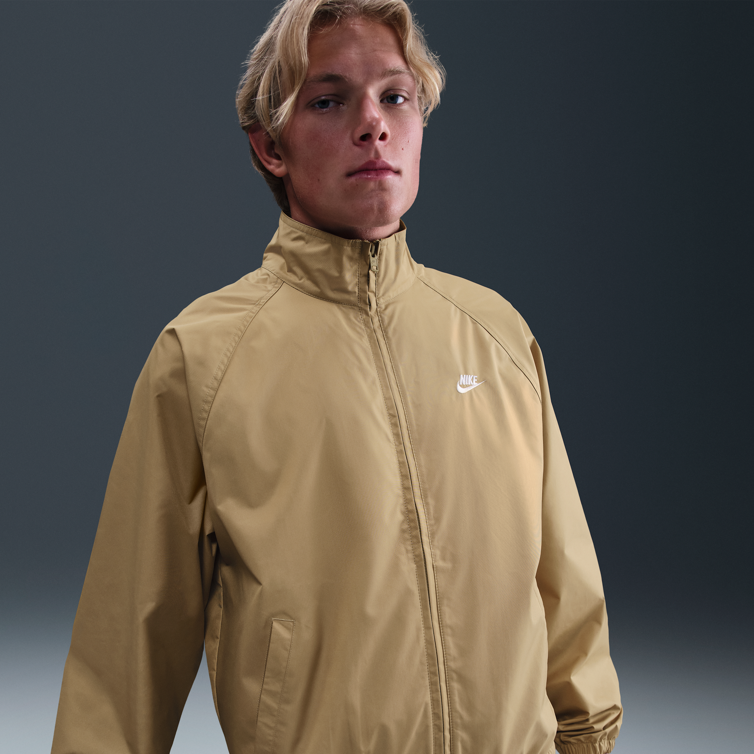 Men's Nike Sportswear Club Roscoe Full-Zip Jacket in Brown | HV1139-297