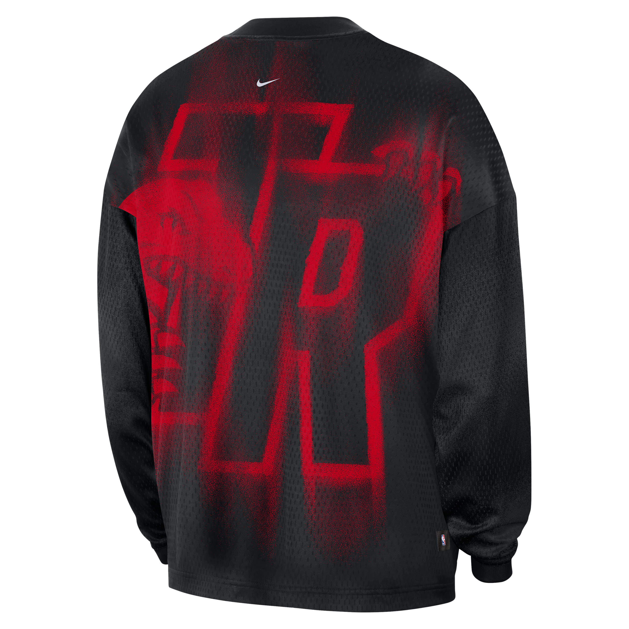 Toronto Raptors Standard Issue Nike Men's Dri-FIT Long-Sleeve Basketball Top in Black | II5859-010
