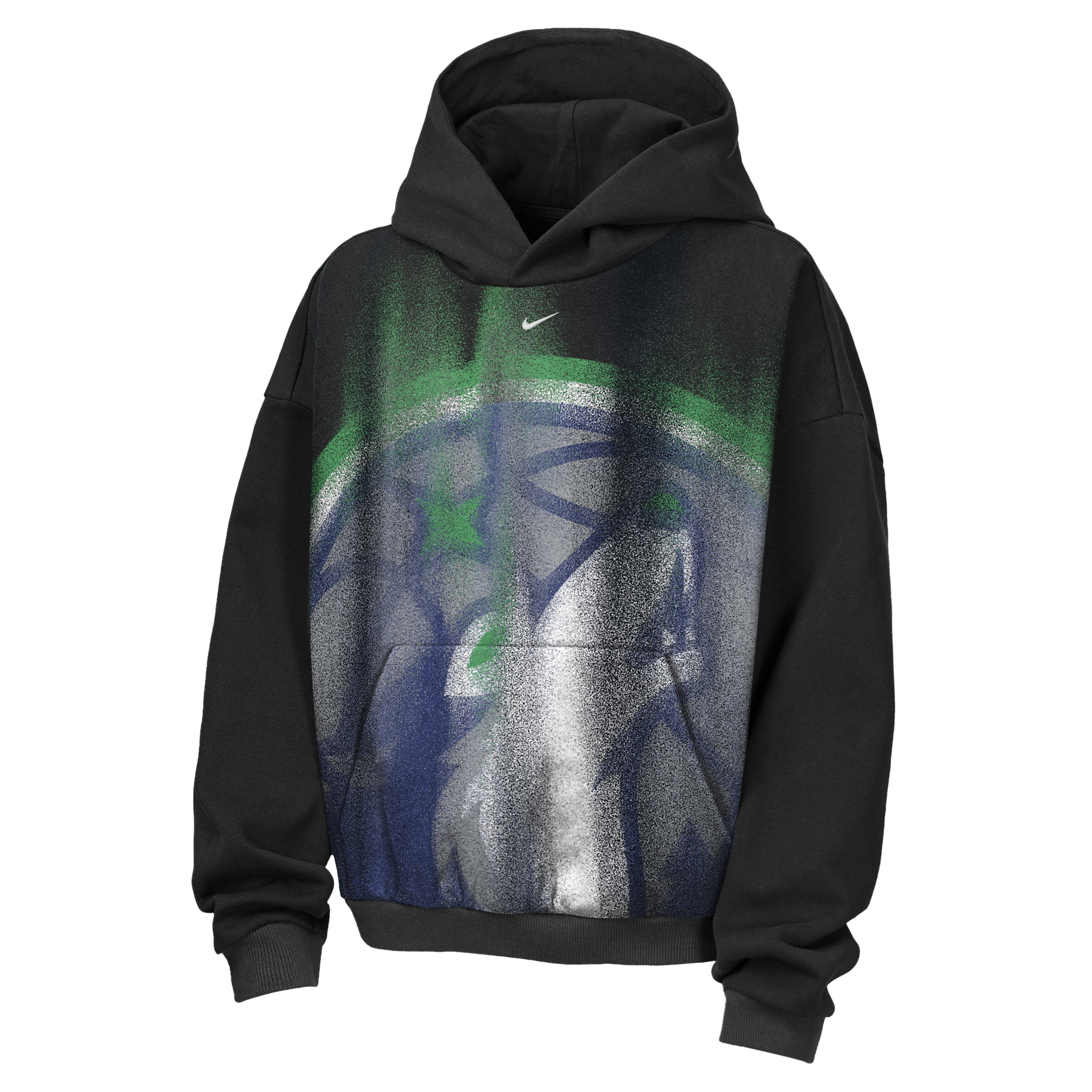 Nike Youth Minnesota Timberwolves Worn With Obsession Standard Issue Therma Fleece Icon Hoodie, Medium, Black