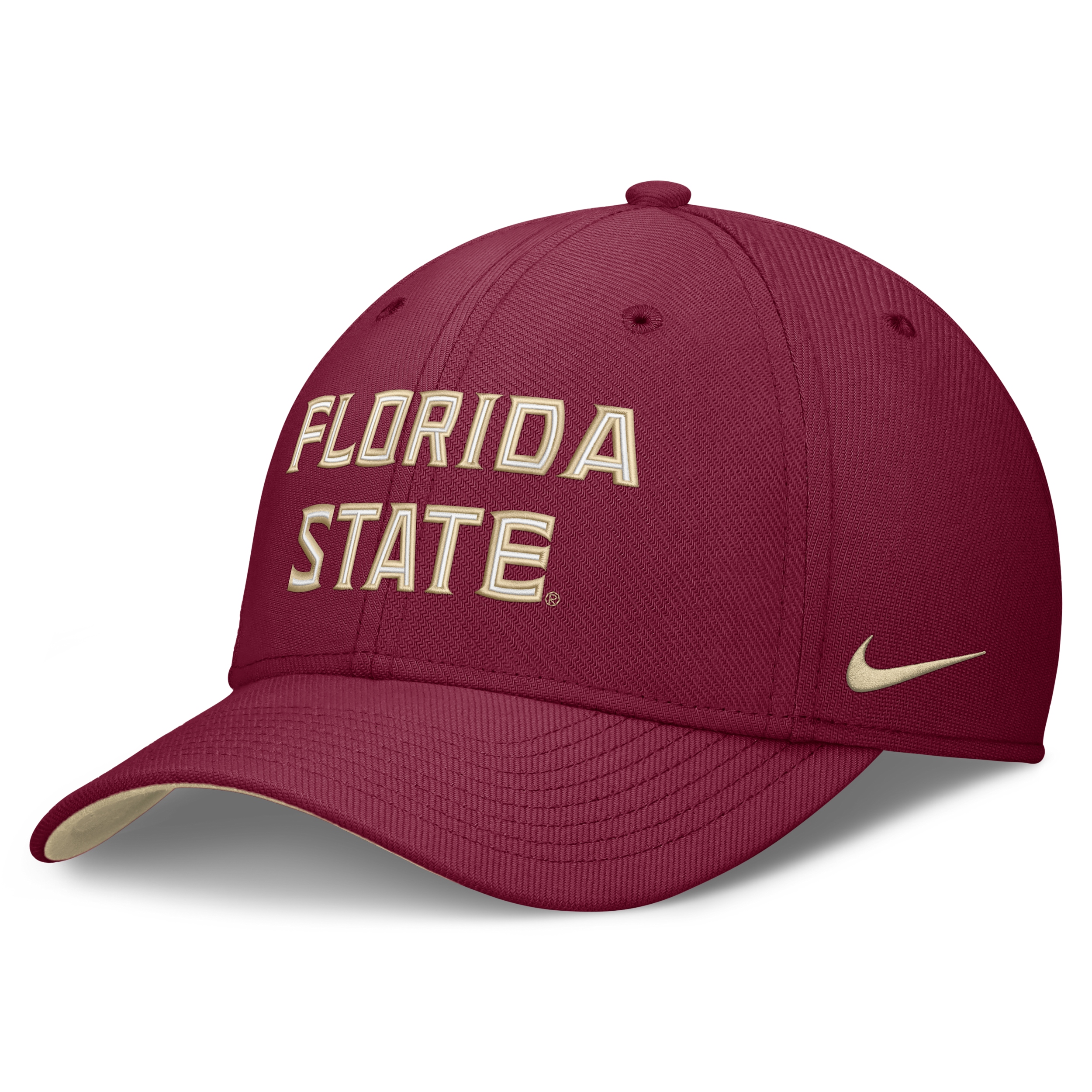 Florida State Classic Swooshflex Nike Men's Dri-FIT College Hat in Red | NC0369XFTN-X2E
