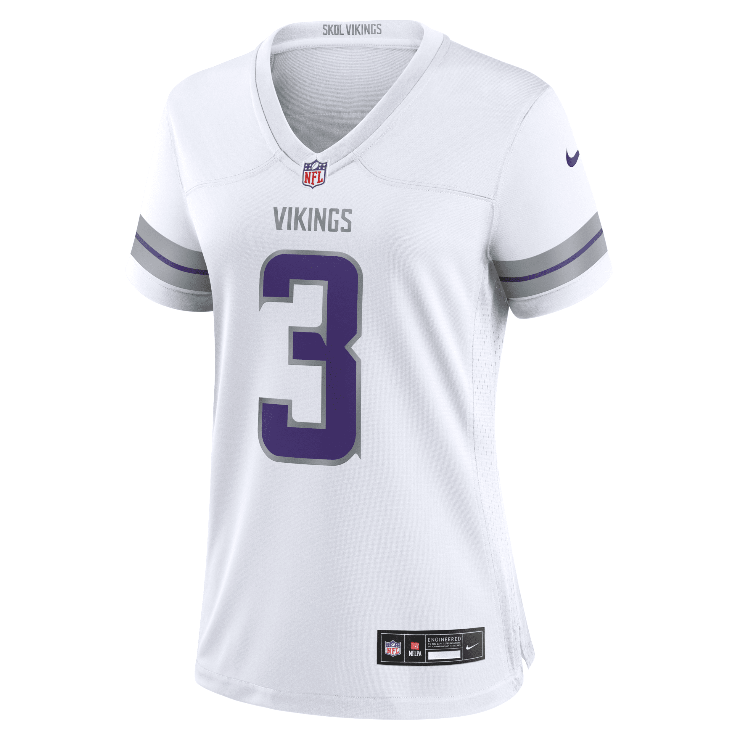 Jordan Addison Minnesota Vikings Nike Women's Nfl Game Football Jersey In White