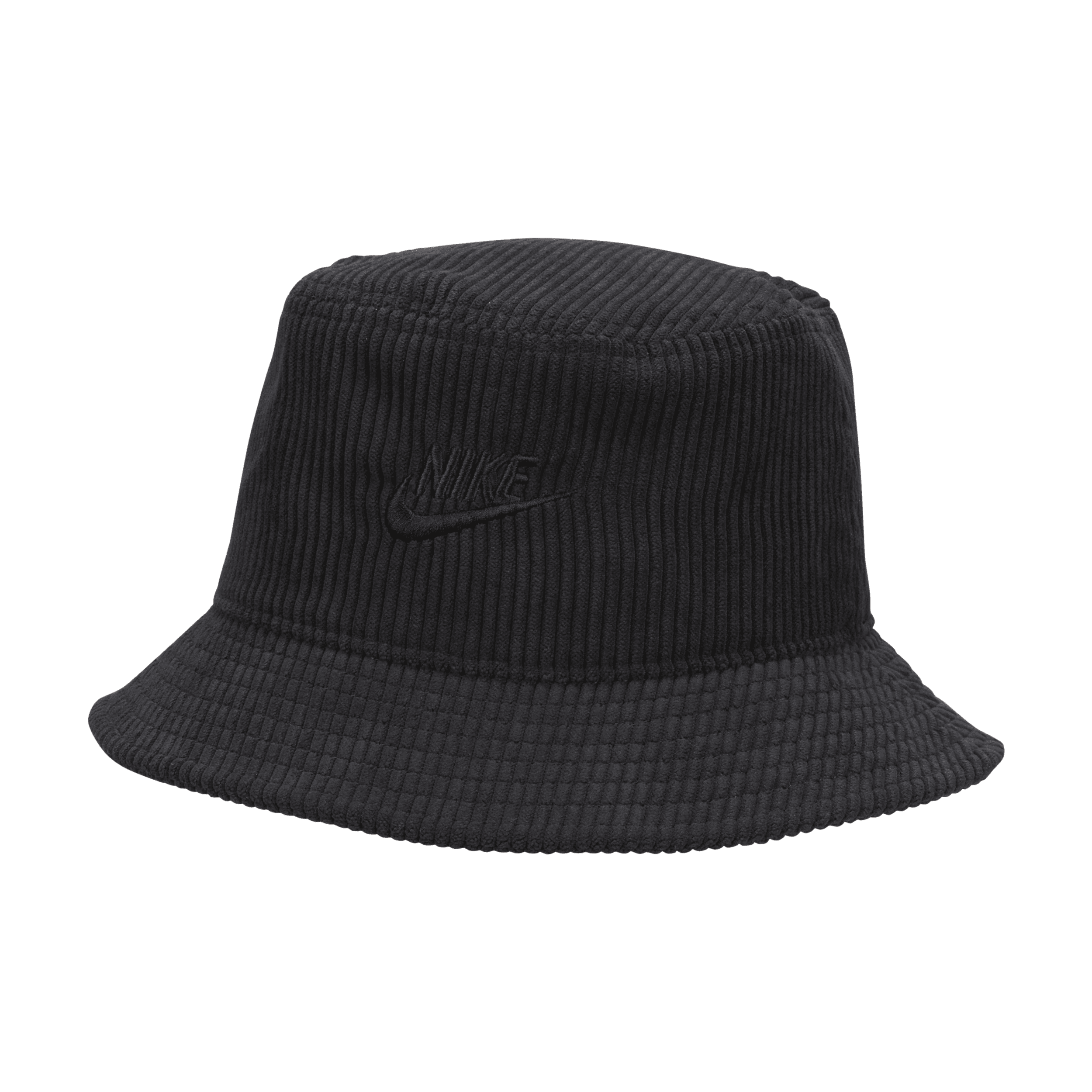 Nike Unisex Apex Corduroy Bucket Hat In Black