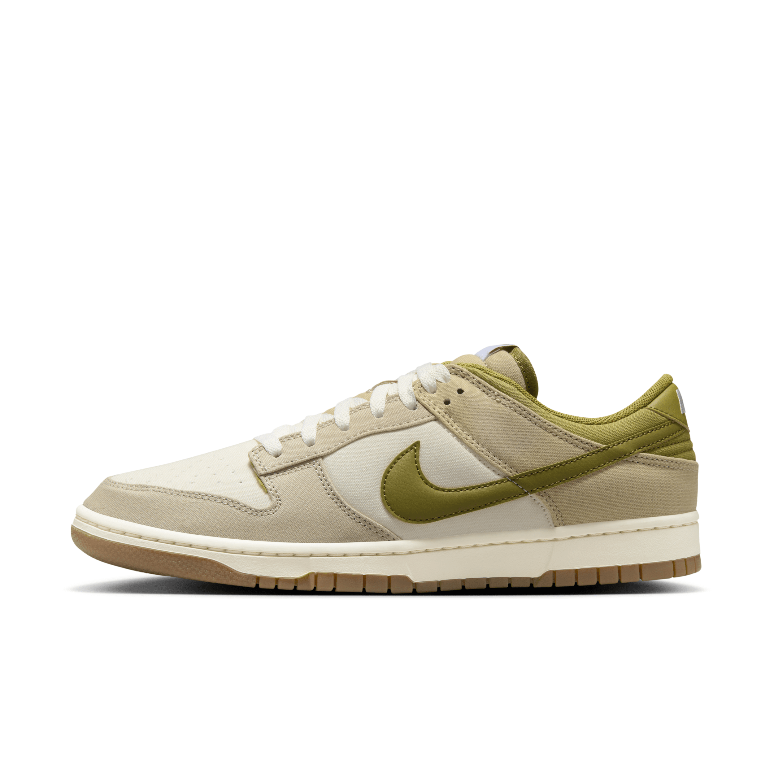 Shop Nike Men's Dunk Low Shoes In White