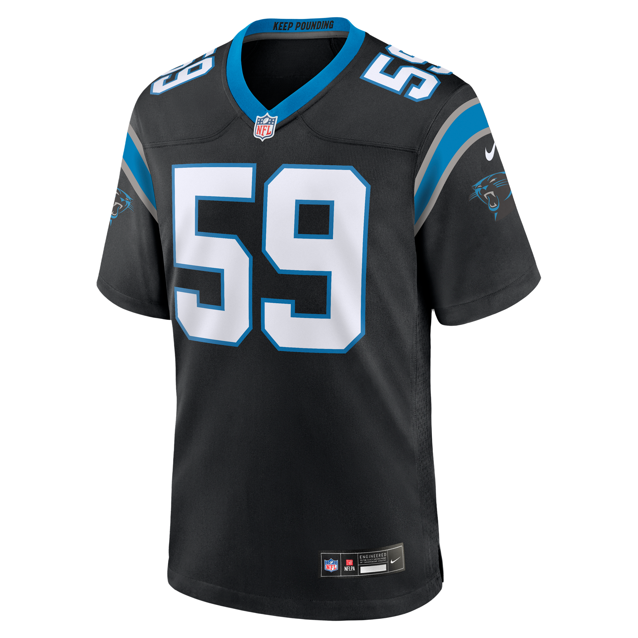 Luke Kuechly Carolina Panthers Retired Nike Men's NFL Game Jersey in Black | 67NM02PGW79-UQ2