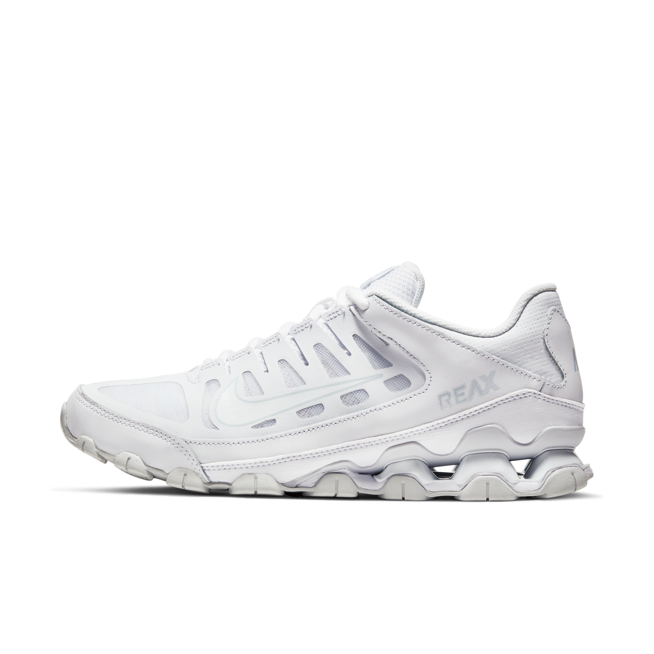 Nike Men's Reax 8 TR Workout Shoes in White | 621716-102