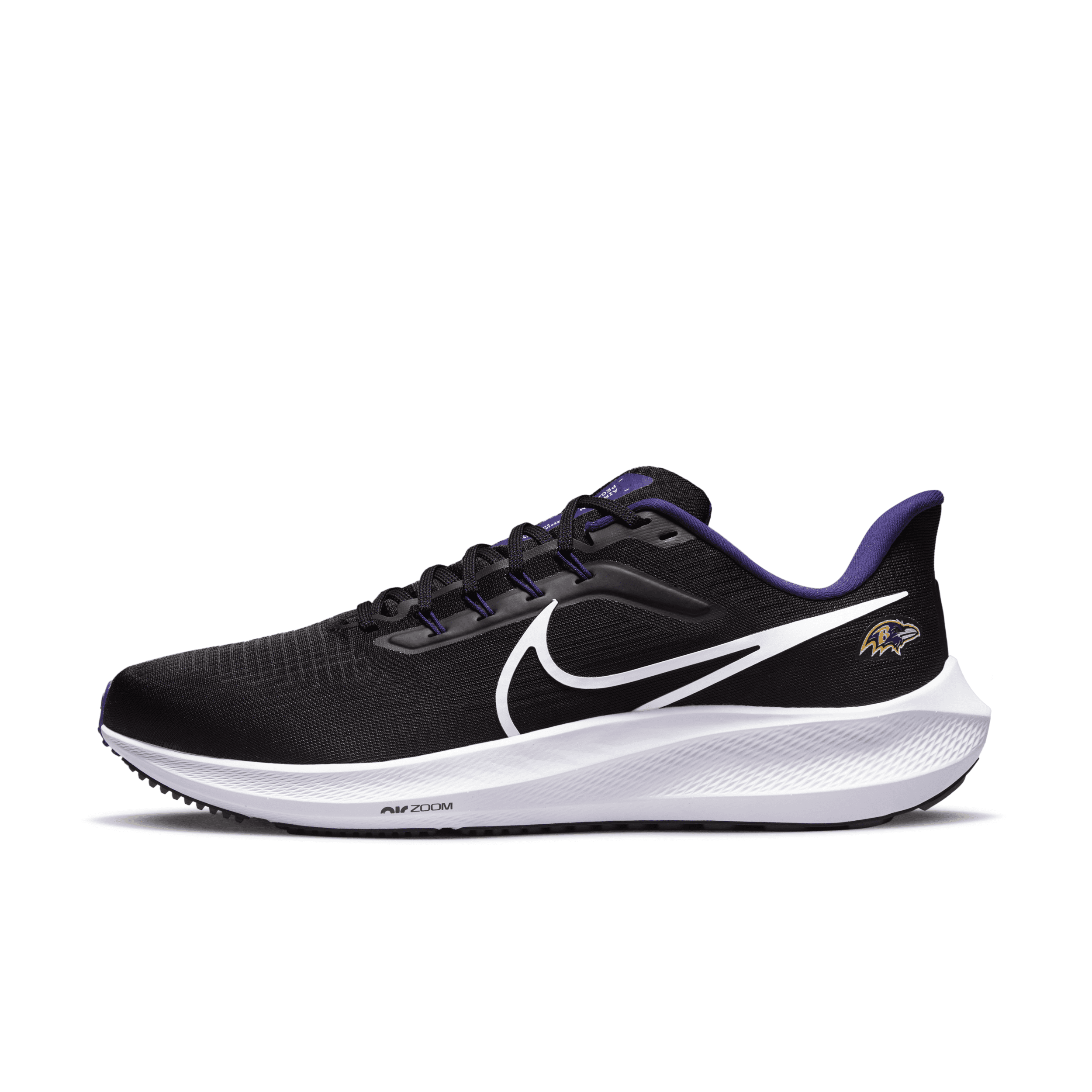 Nike Pegasus 39 (NFL Baltimore Ravens) Men's Road Running Shoes.