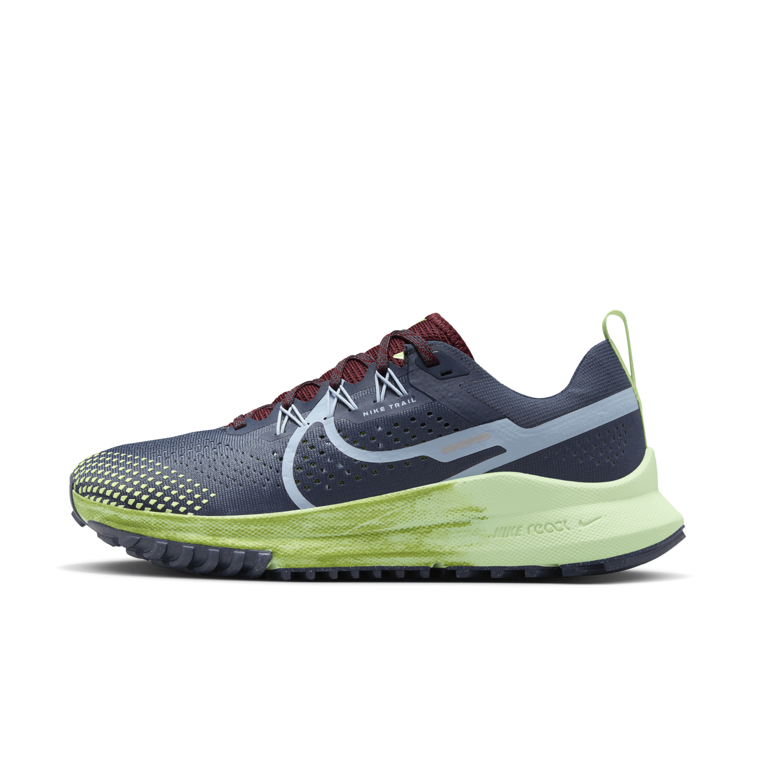 Nike Women's Pegasus Trail 4 Trail Running Shoes In Thunder Blue/chlorophyll/vapor Green/light Armory Blue