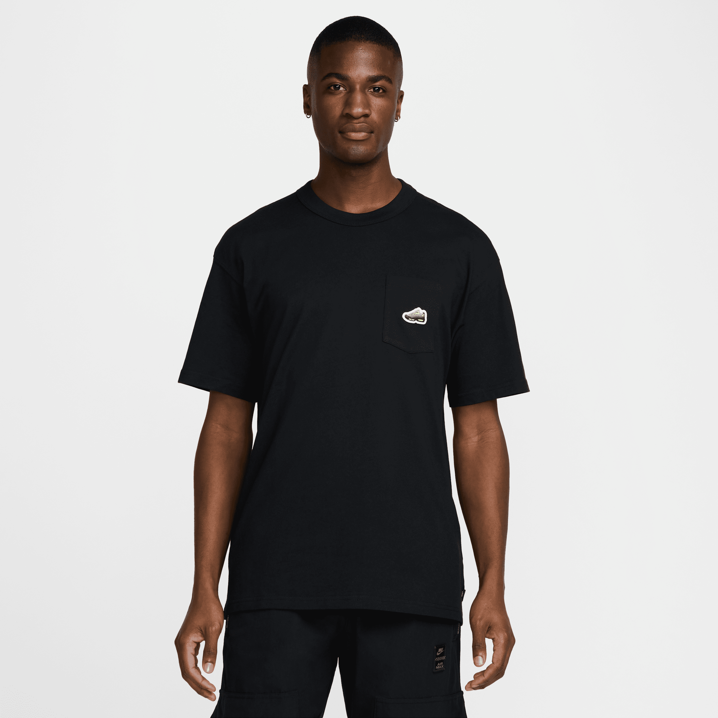 Nike Sportswear Max90 Relaxed Pocket T-shirt In Black