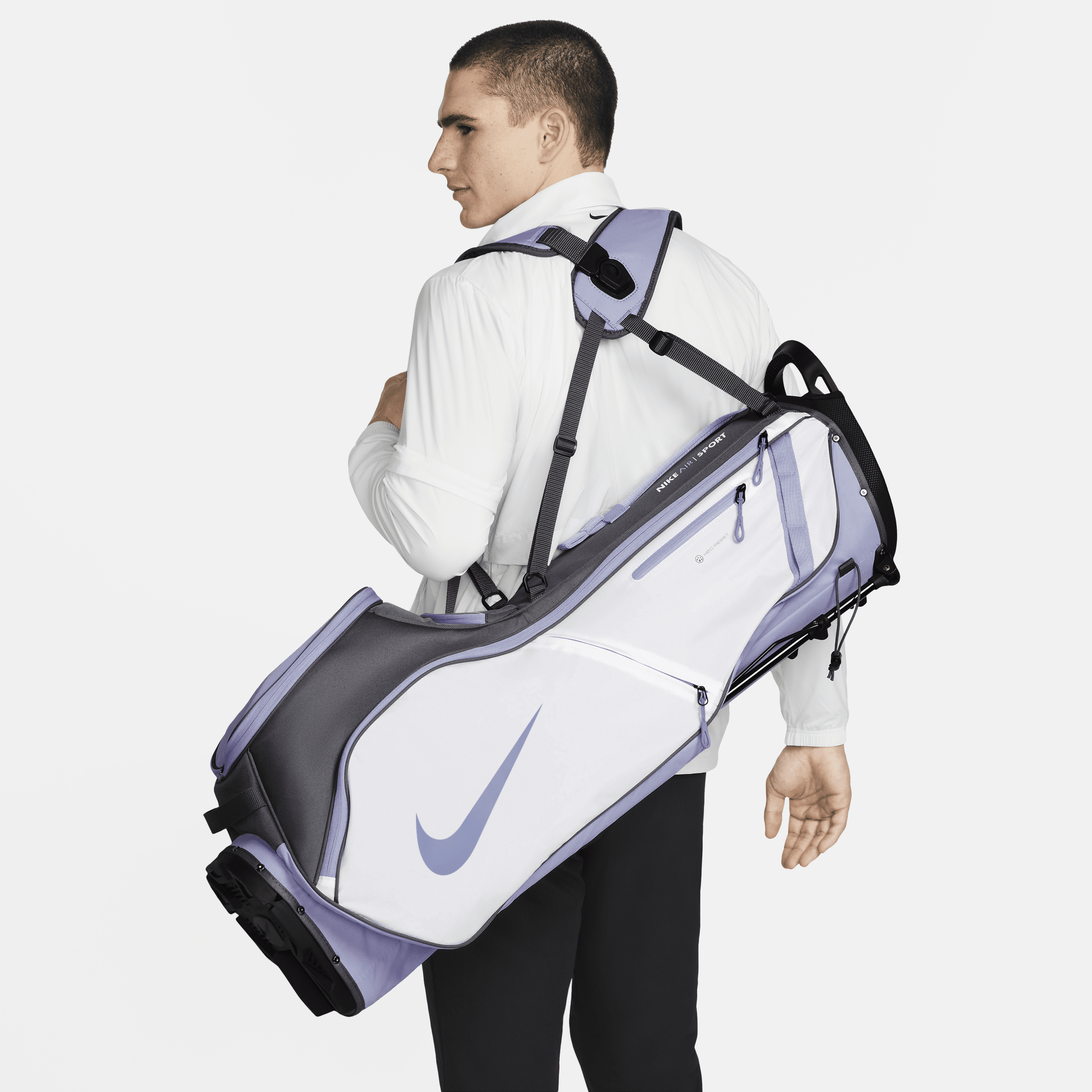 Nike Unisex Air Sport 2 Golf Bag In White