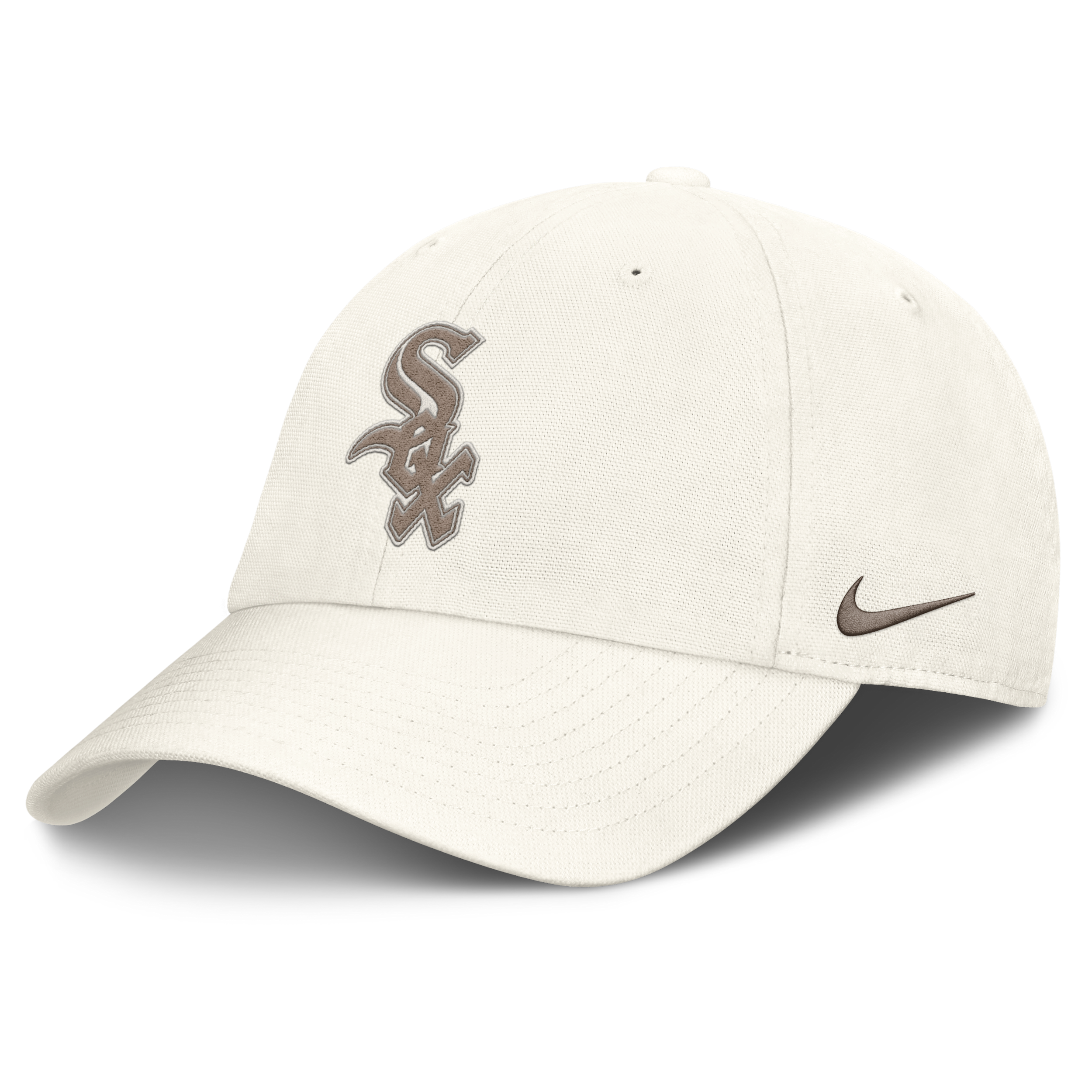 Nike Chicago White Sox Club  Men's Mlb Adjustable Hat In White