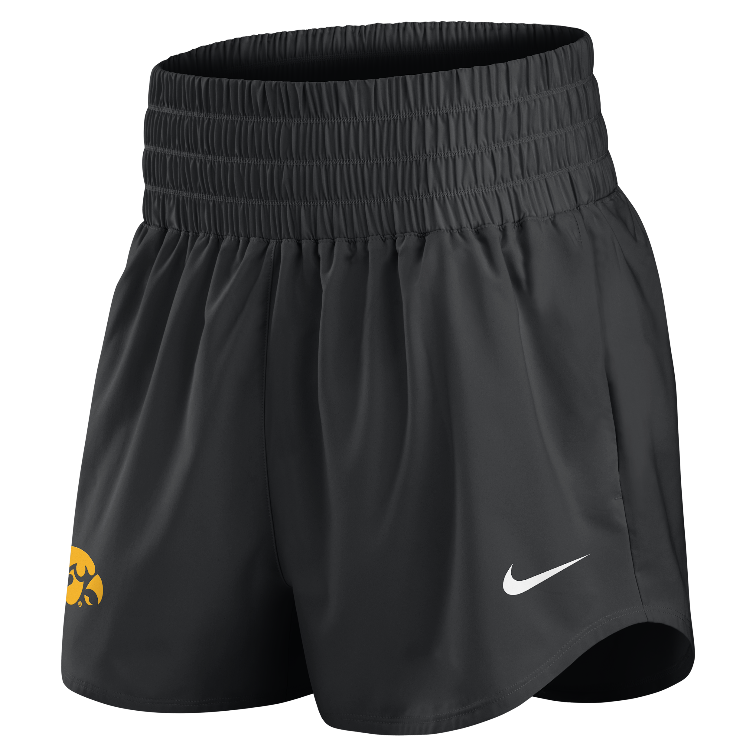 Iowa Primary Logo One Nike Women's Dri-FIT College Shorts in Black | 02OW00AIA-KBF
