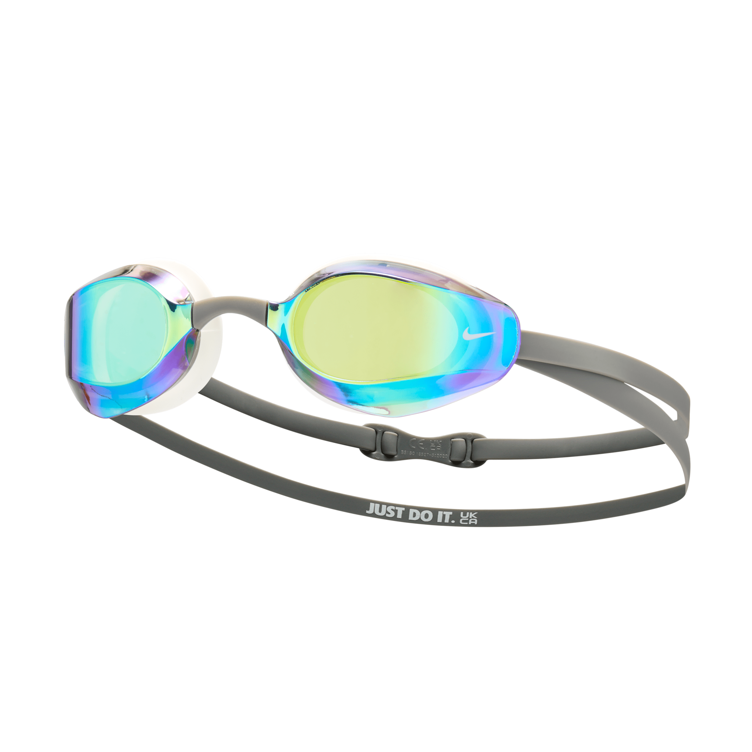Nike Unisex Swim Vapor Mirrored Goggles in Grey | NESSA176-018