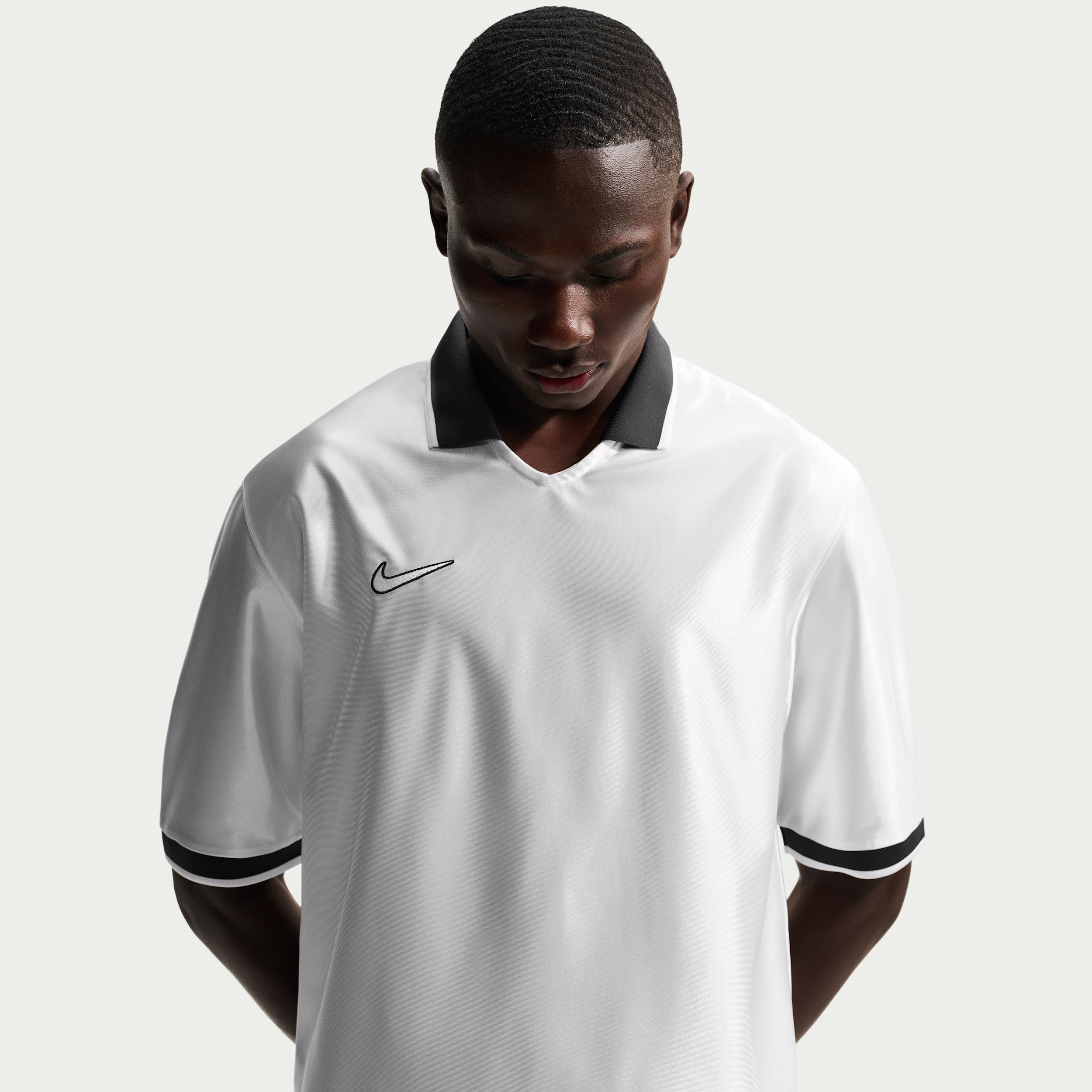 Nike Men's Energy Dri-FIT Short-Sleeve Soccer Top in White | IF1534-121