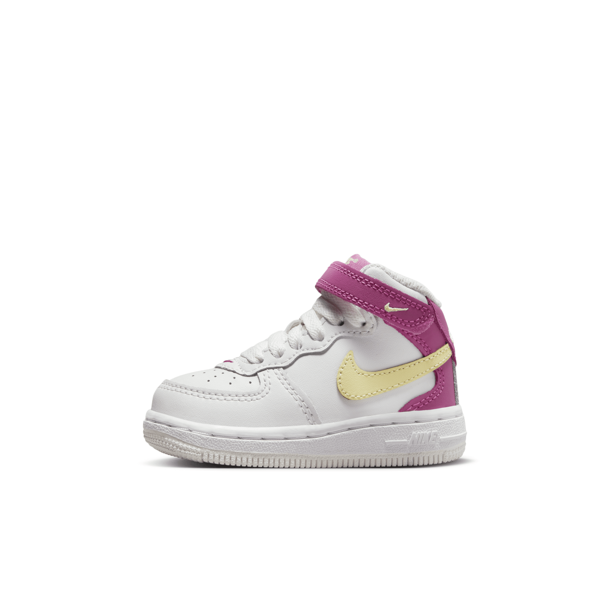 Nike Force 1 Mid Le Baby/toddler Shoes In White