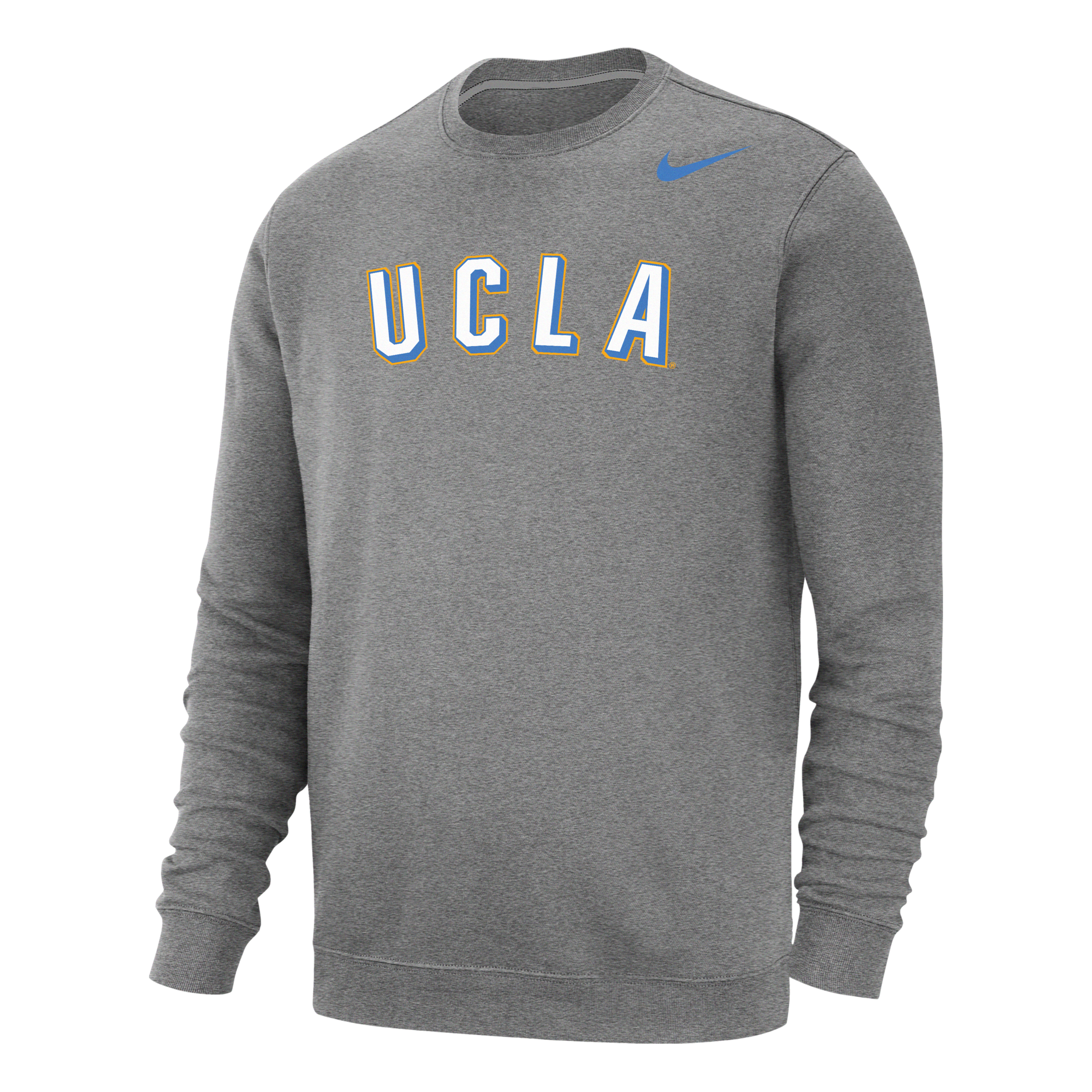 Nike Ucla Club Fleece  Men's College Sweatshirt In Grey