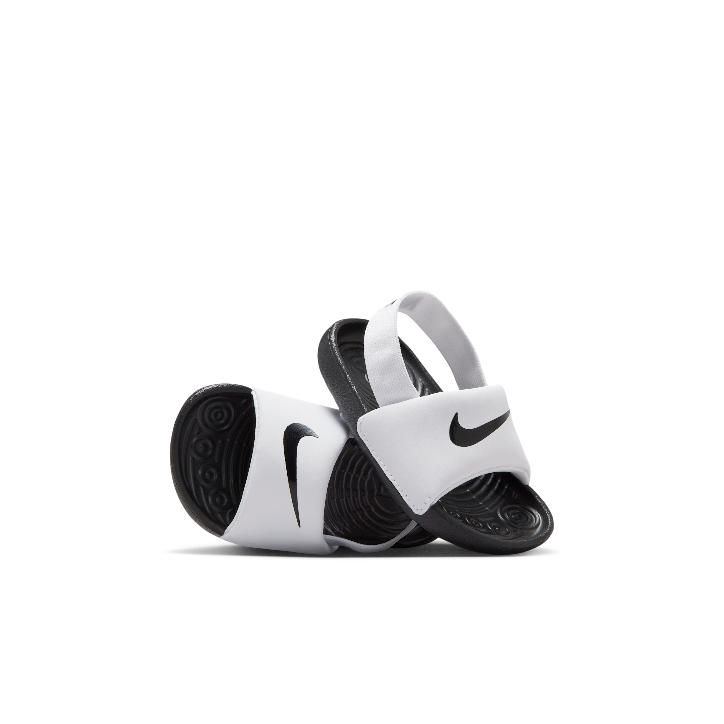 Nike Kids' Kawa Slide Sandal Baby/Toddler Sandals (White/Black) - Size 10.0 M