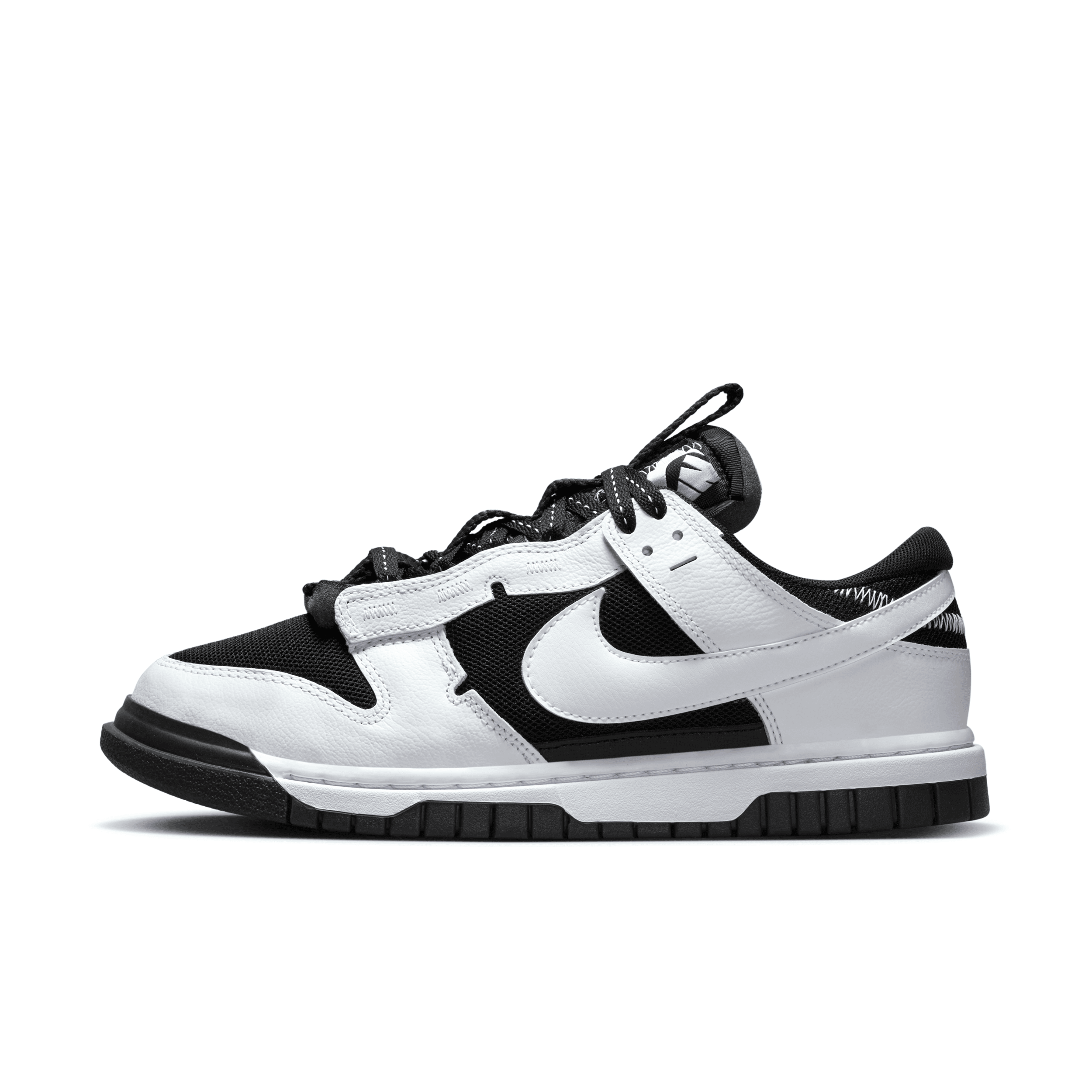 Nike Air Dunk Low Jumbo Casual Shoes In Black