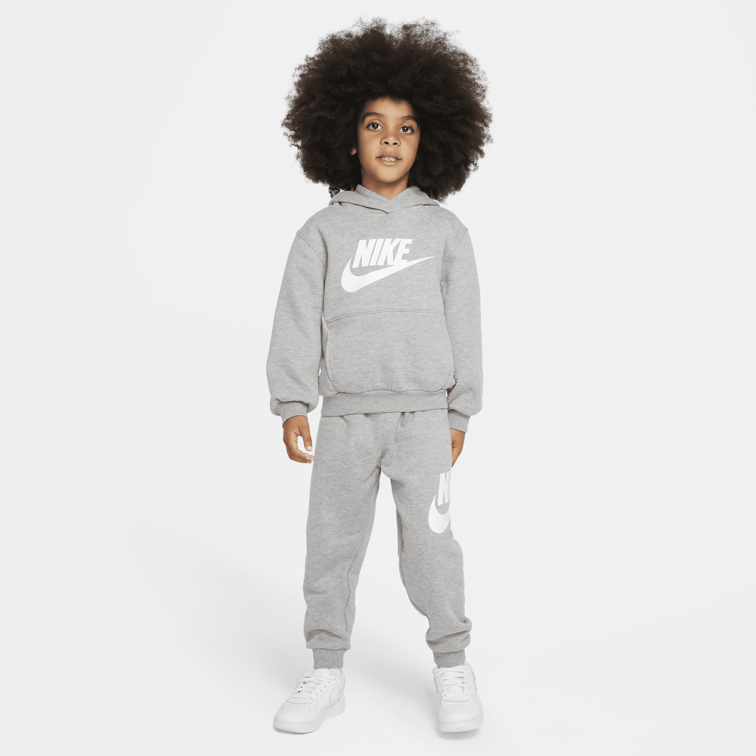 Nike Club Fleece Set - Little Kid In Dark Gray Heather