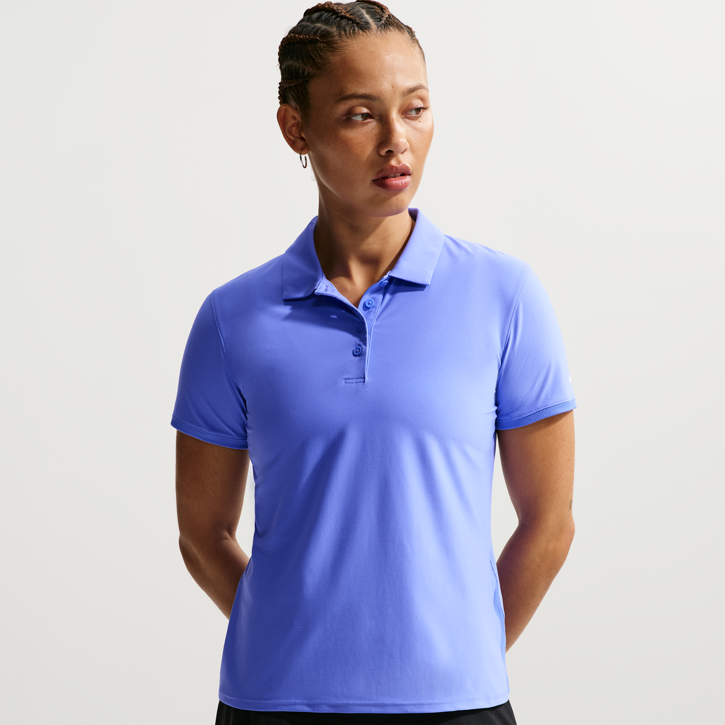 Nike Women's Victory Dri-FIT Short-Sleeve Golf Polo in Blue | FQ1574-570