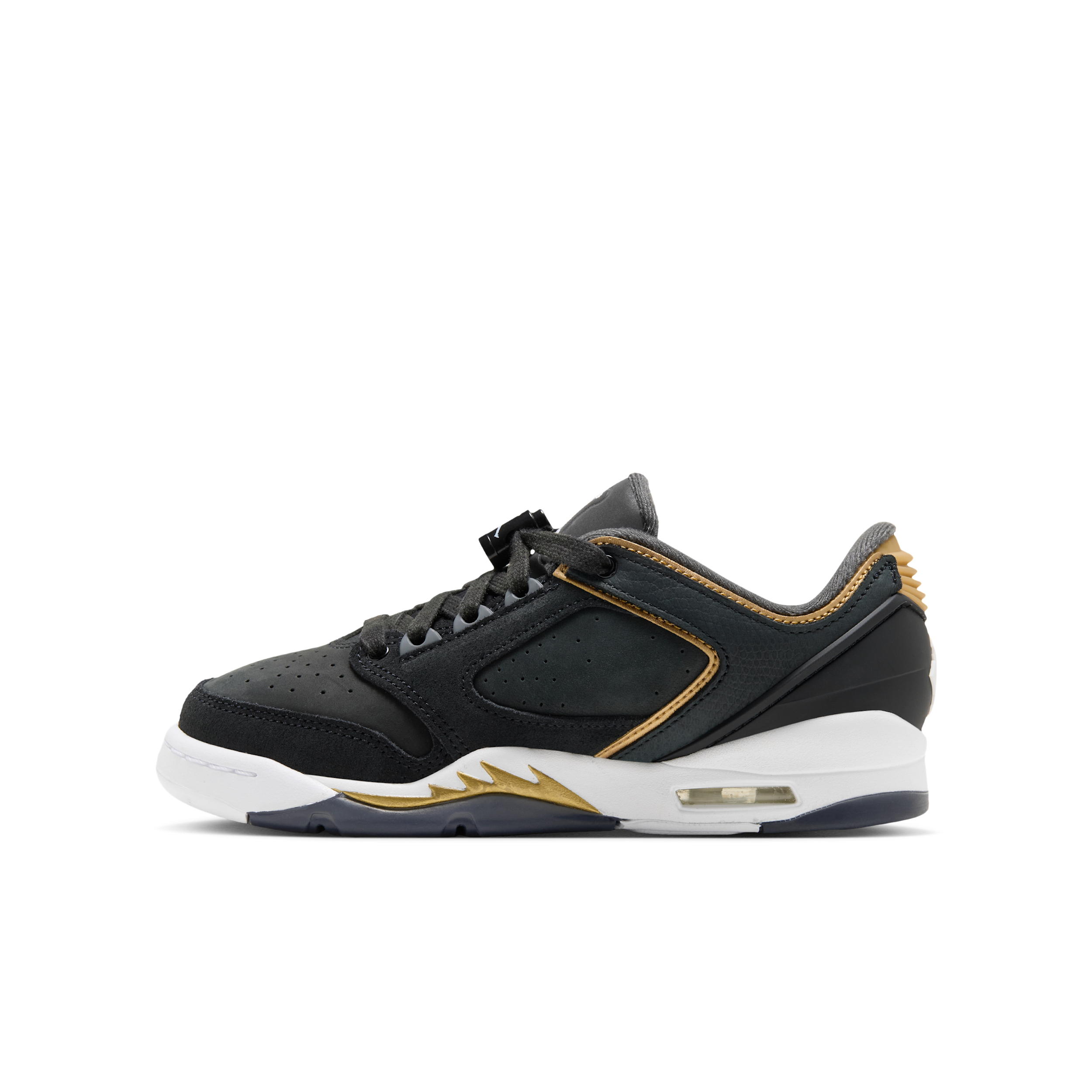 Air Jordan Sixty Plus Low Big Kids' Shoes in Black | IO1866-006