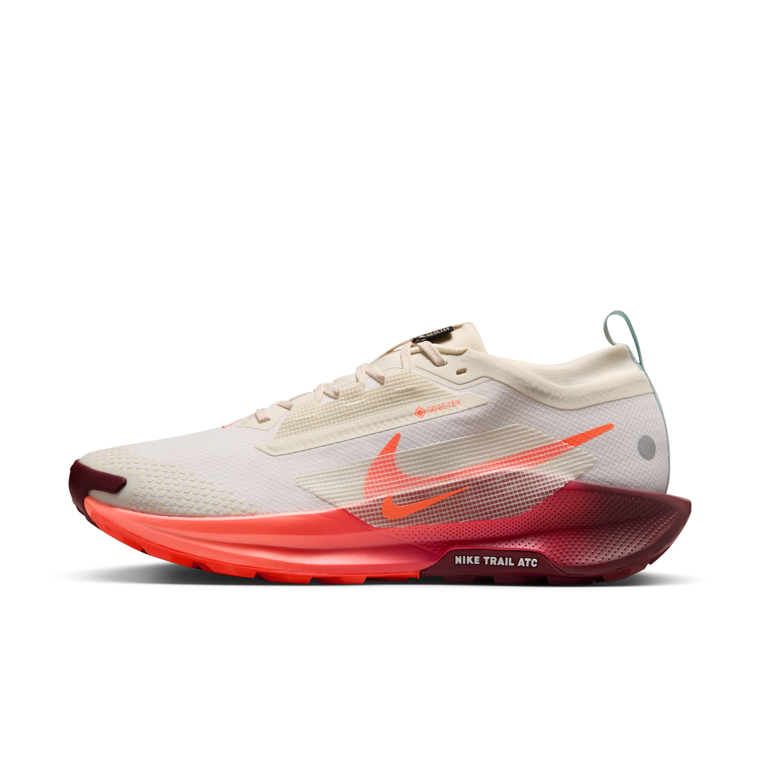 Nike React Pegasus Trail 5 Gore-tex 'sail Glacier Blue Dark Team Red Hyper Crimson'