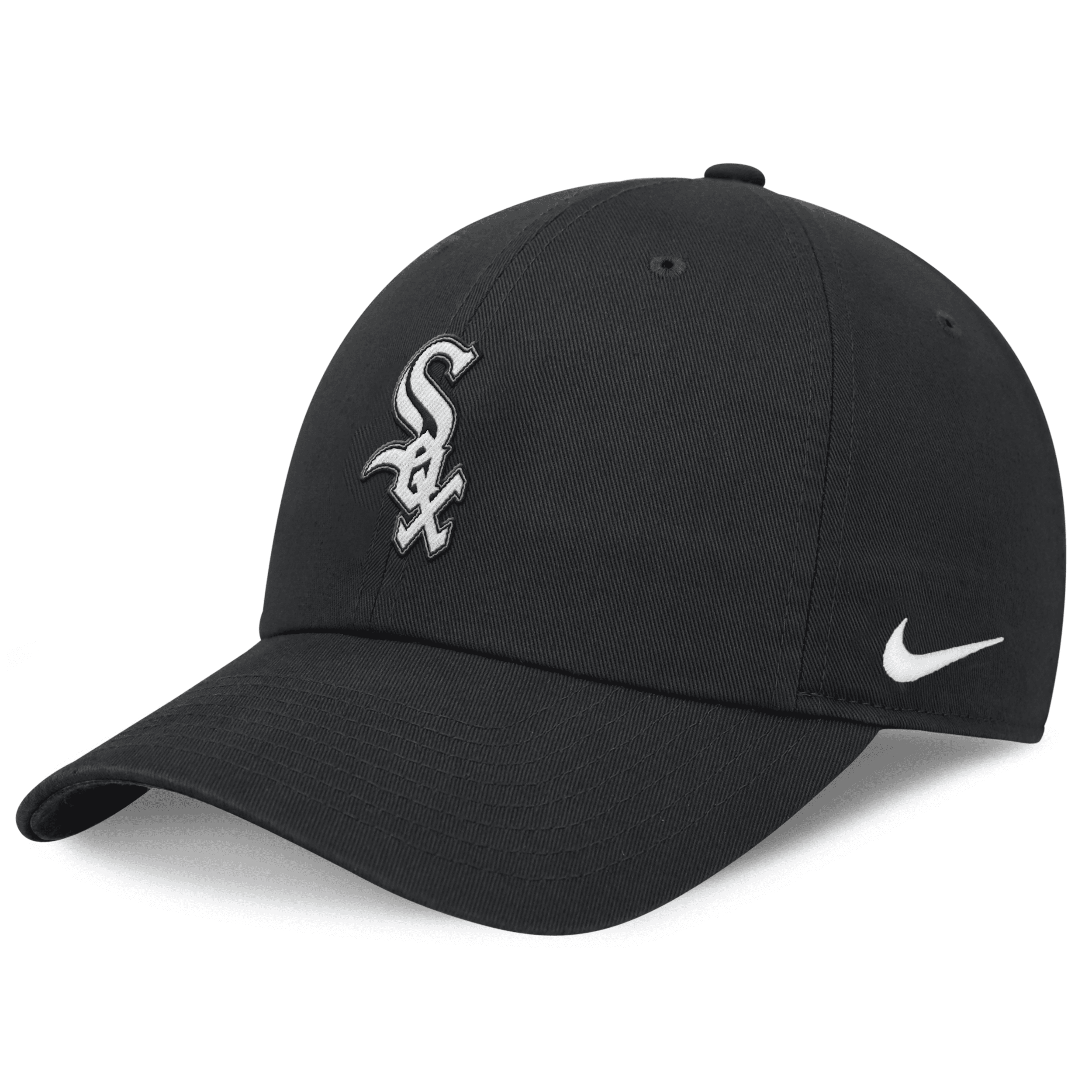 NIKE CHICAGO WHITE SOX EVERGREEN CLUB  MEN'S MLB ADJUSTABLE HAT,1015593970