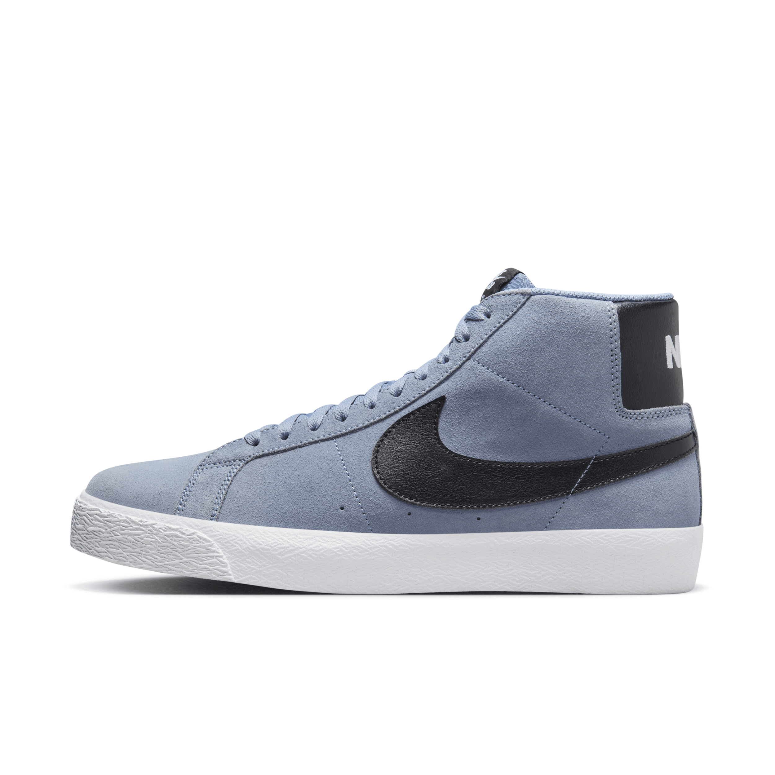 Shop Nike Unisex  Sb Zoom Blazer Mid Skate Shoes In Blue