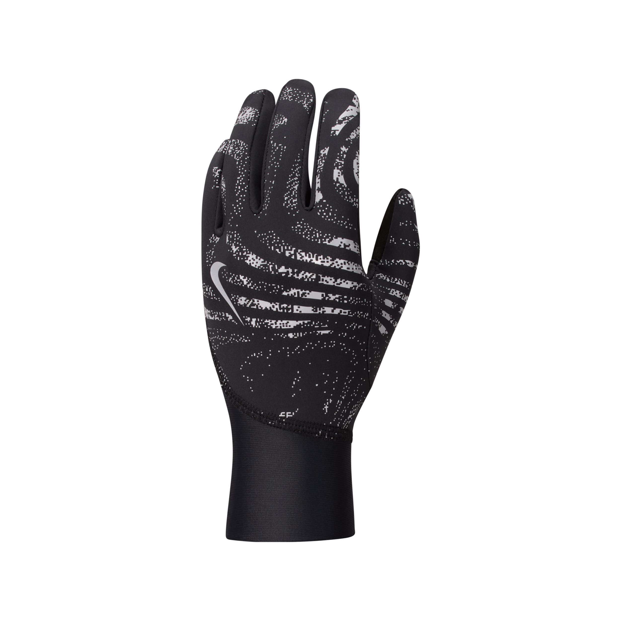 Nike Women's Pacer Therma-fit Reflective Running Gloves In Black