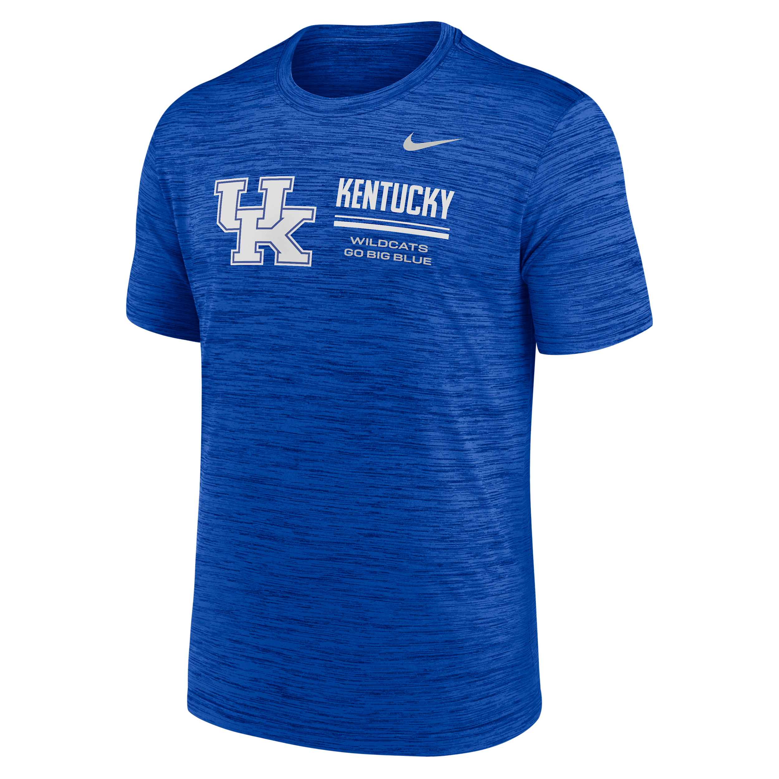 Kentucky Sideline Velocity Nike Men's Dri-FIT College T-Shirt in Blue | 02ER4EVNKY-PCW