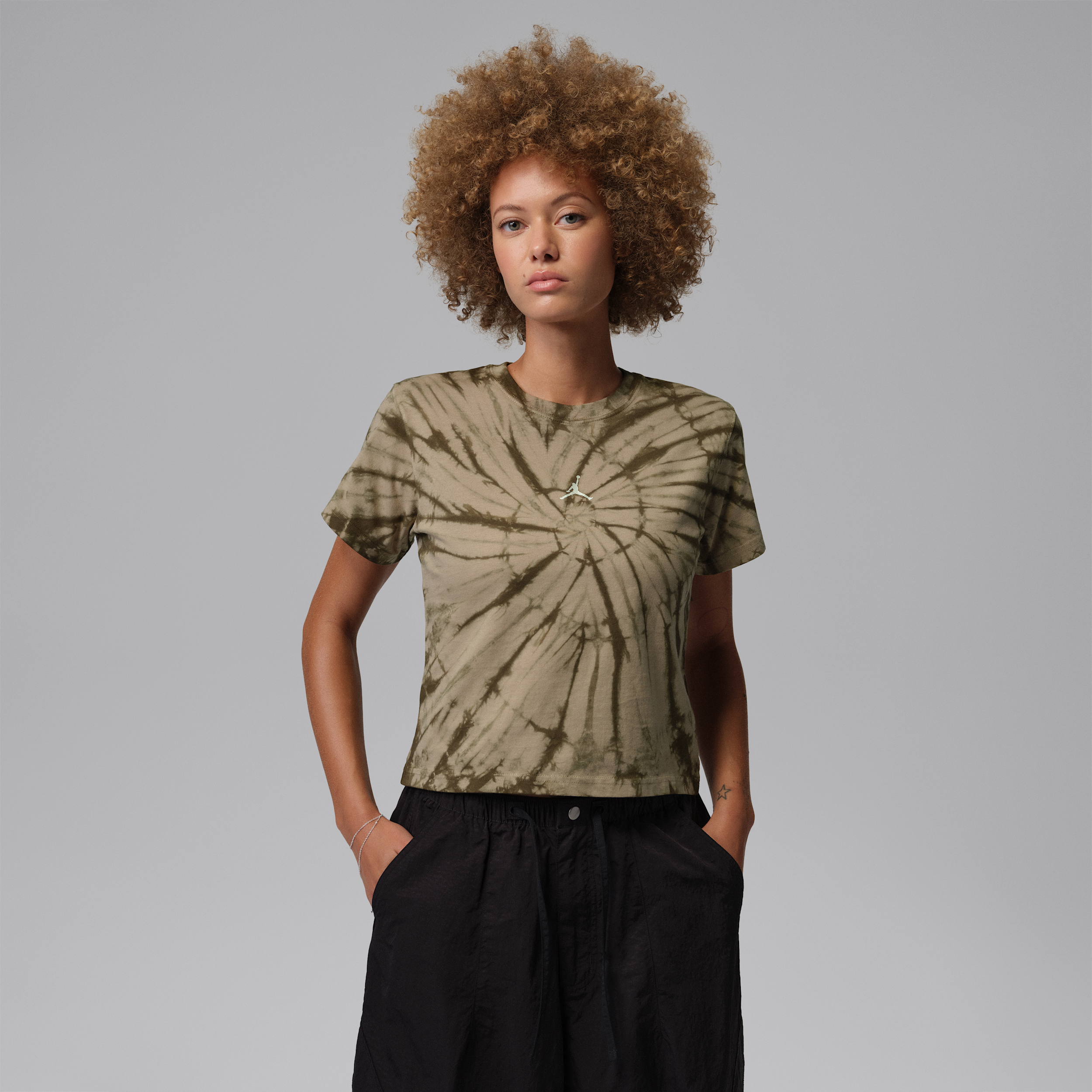 Women's Jordan Brooklyn Graphic T-Shirt in Brown | IR0774-247